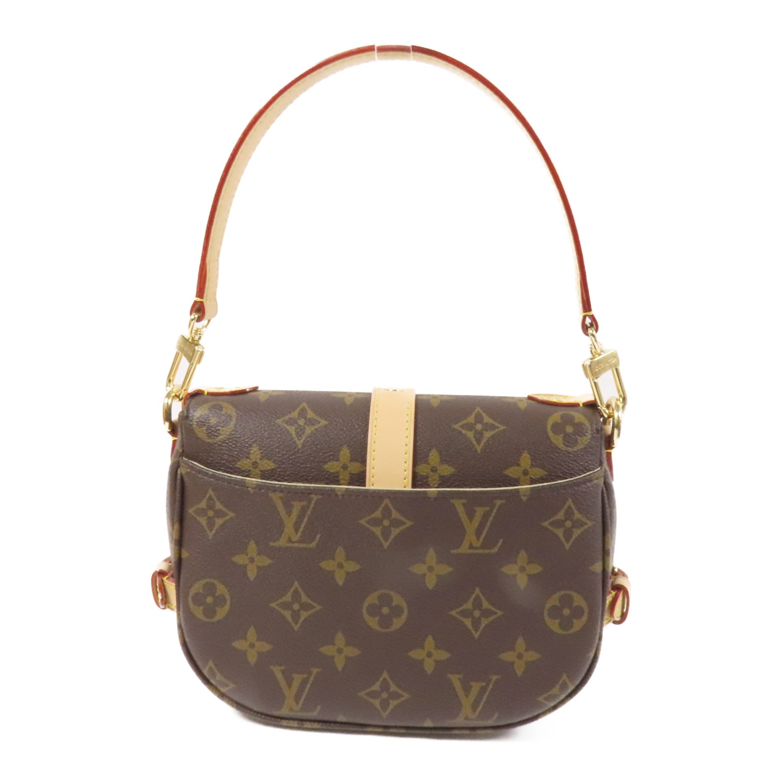 LOUIS VUITTON Monogram Saumur BB金扣手挽肩背兩用袋