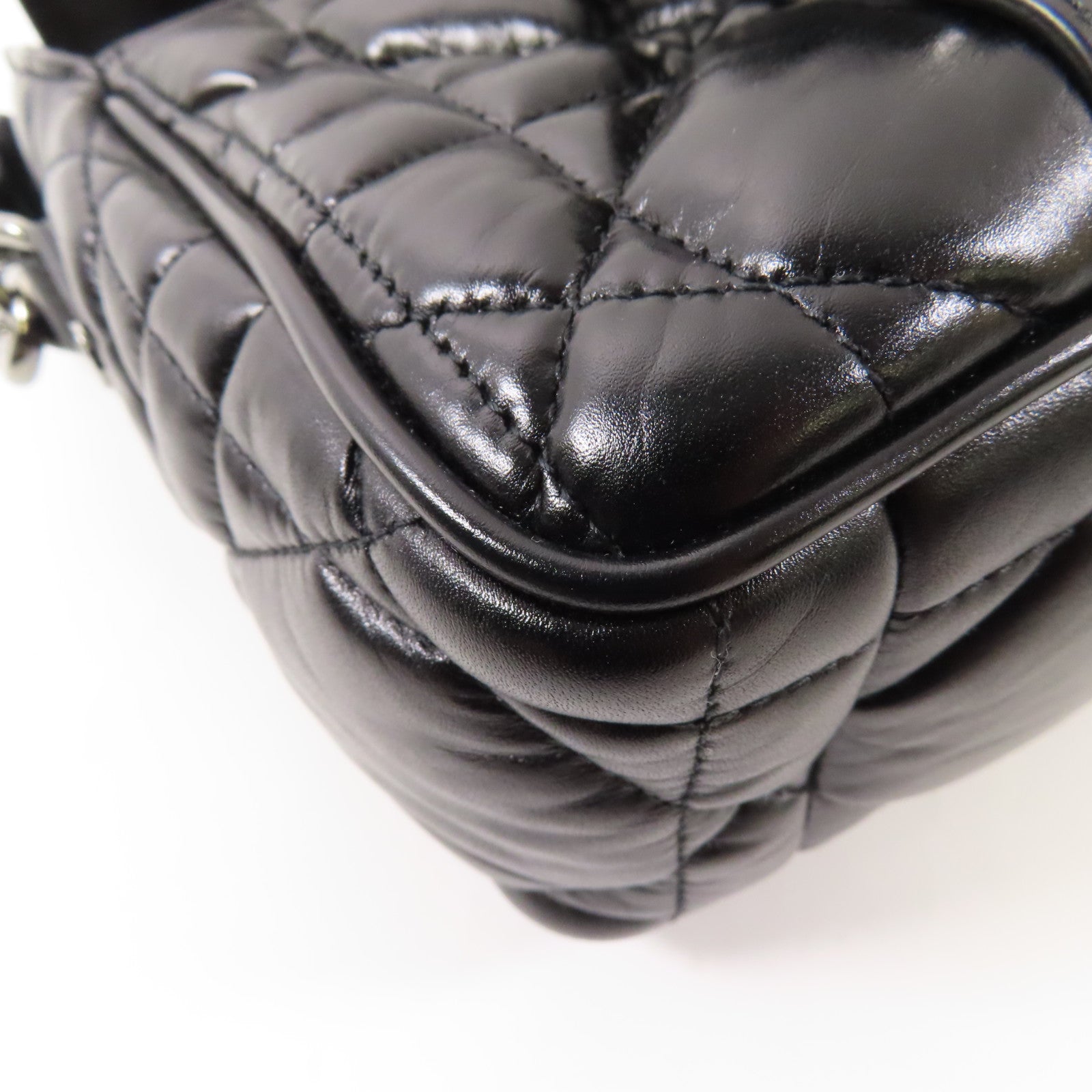 Dior 皮革Dior Camp Bag手挽肩背兩用袋黑色