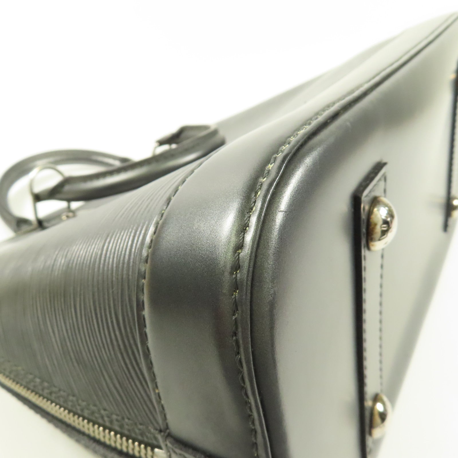 LOUIS VUITTON LV SHW Alma PM Hand Bag M40302 Epi Grey