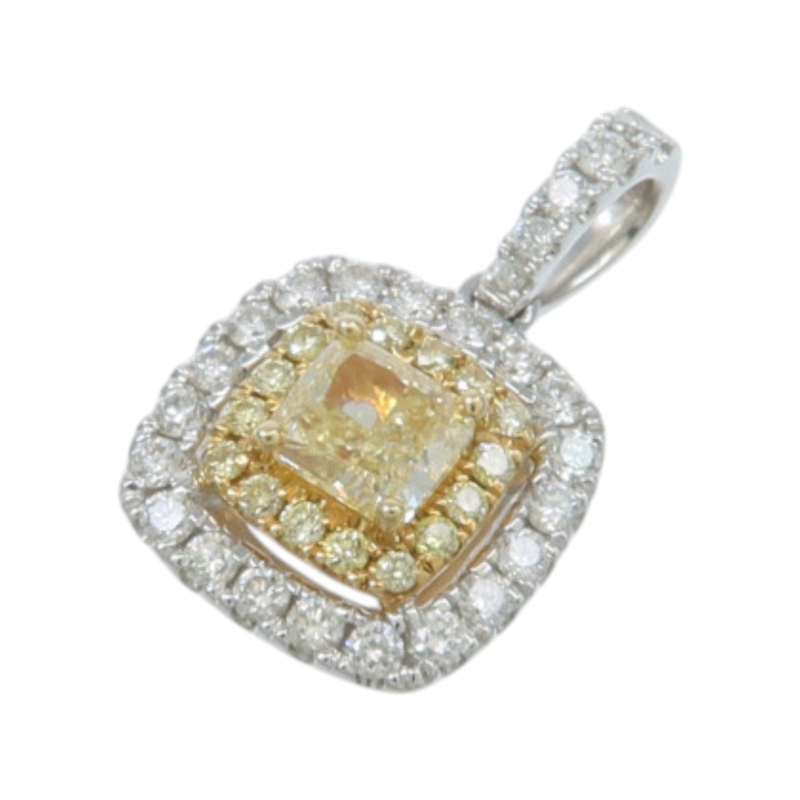JEWELRY 18K白金/黃金Diamond Pendant鑽石吊墜