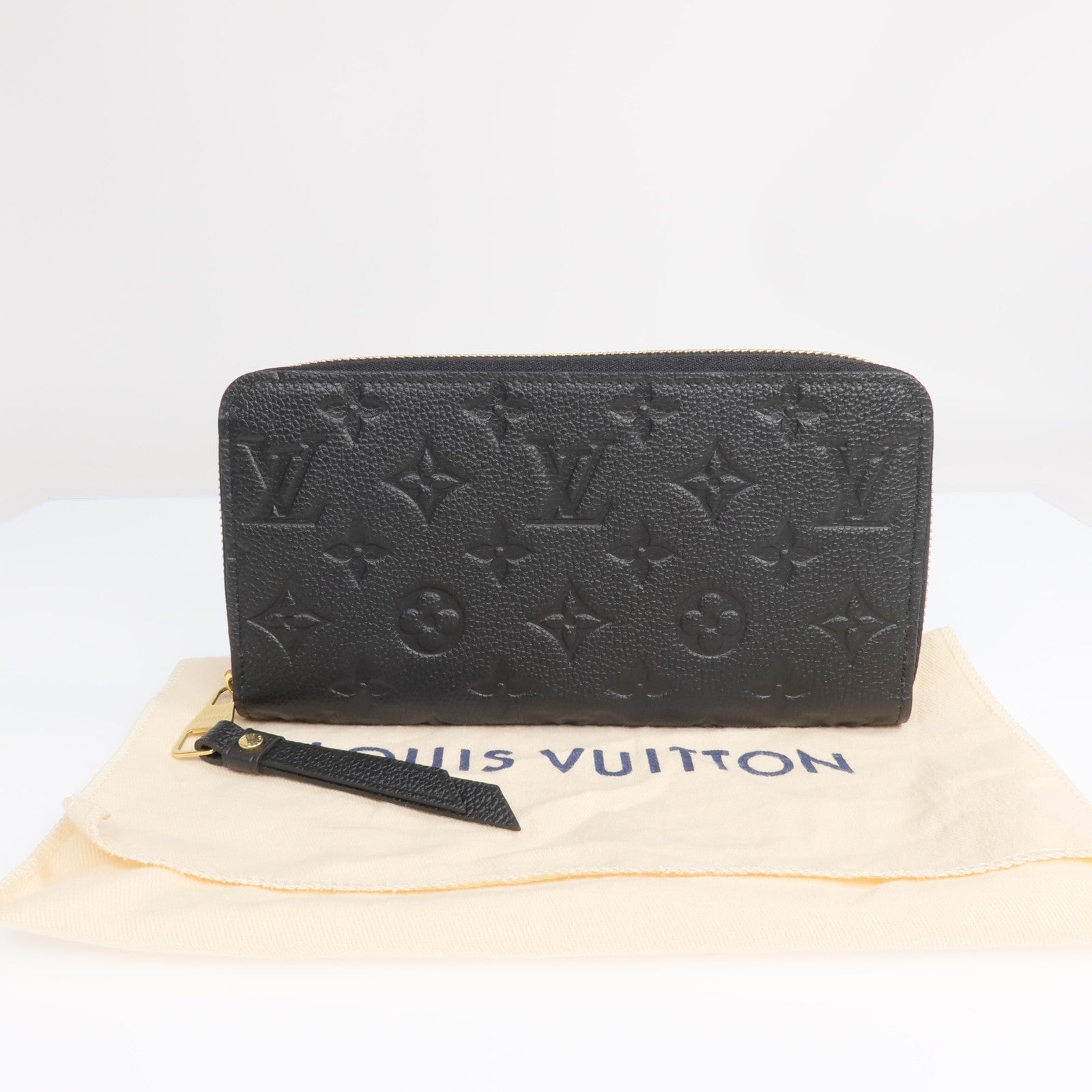 LOUIS VUITTON Monogram Empreinte Long Wallet金扣長錢包