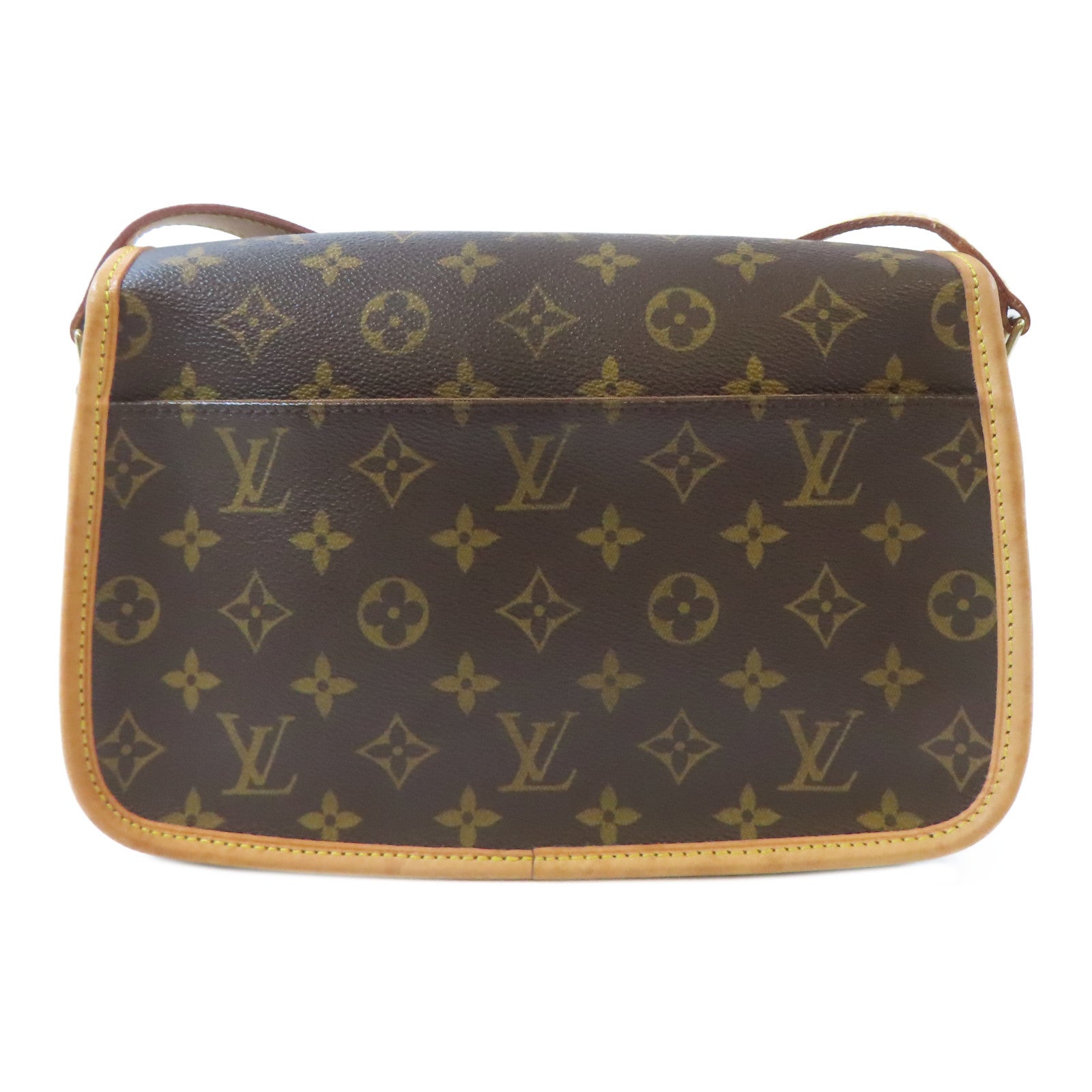 LOUIS VUITTON Monogram Sologne金扣肩背袋啡色