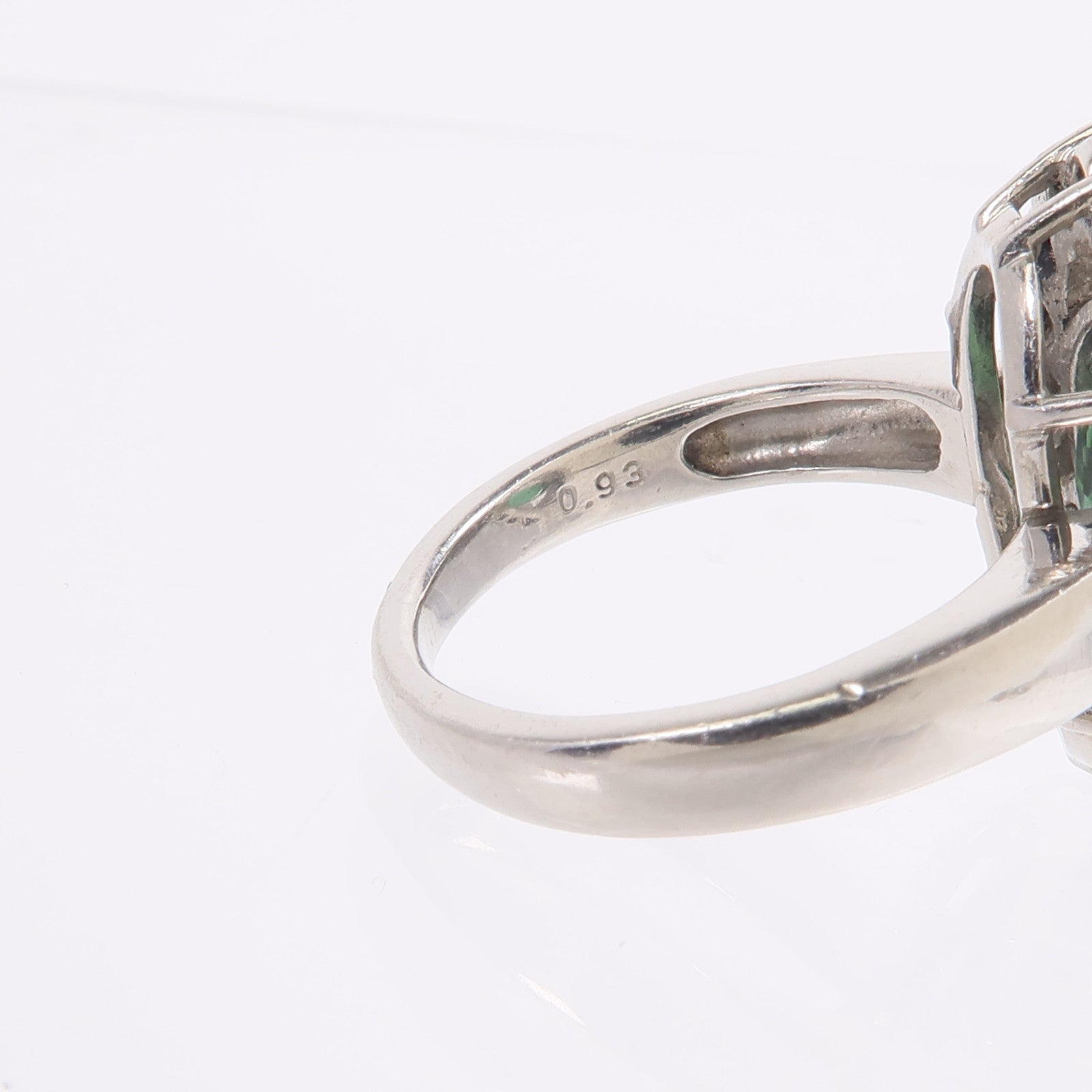 JEWELRY 18K黃金/PT900鉑金Tourmaline Diamond Ring碧璽/鑽石戒指
