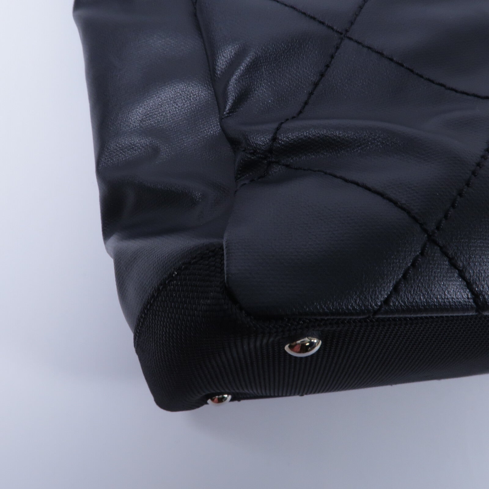 CHANEL 塗層帆布/帆布Biarritz手挽袋