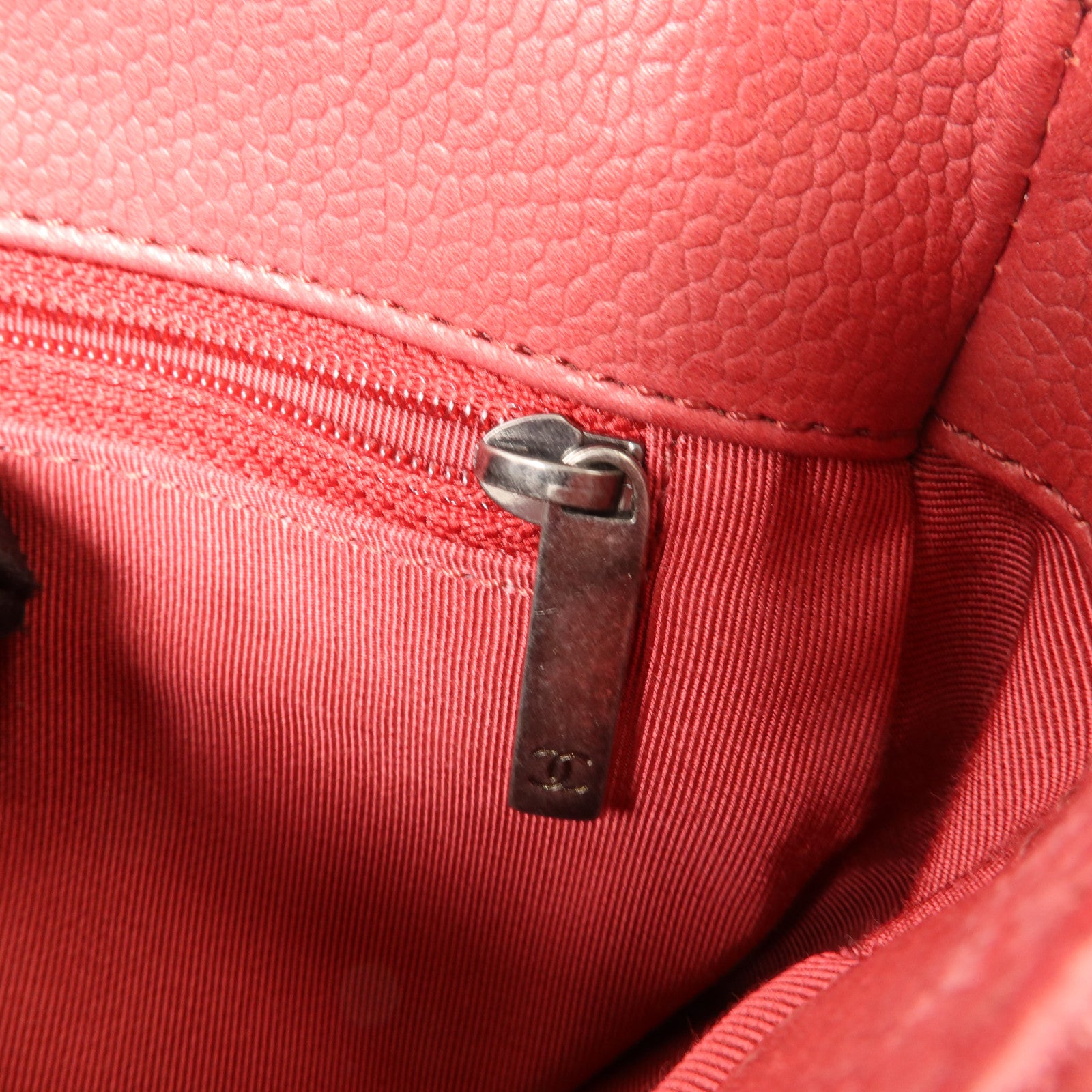 CHANEL 牛皮皮革Chain Shoulder鏈帶肩背袋