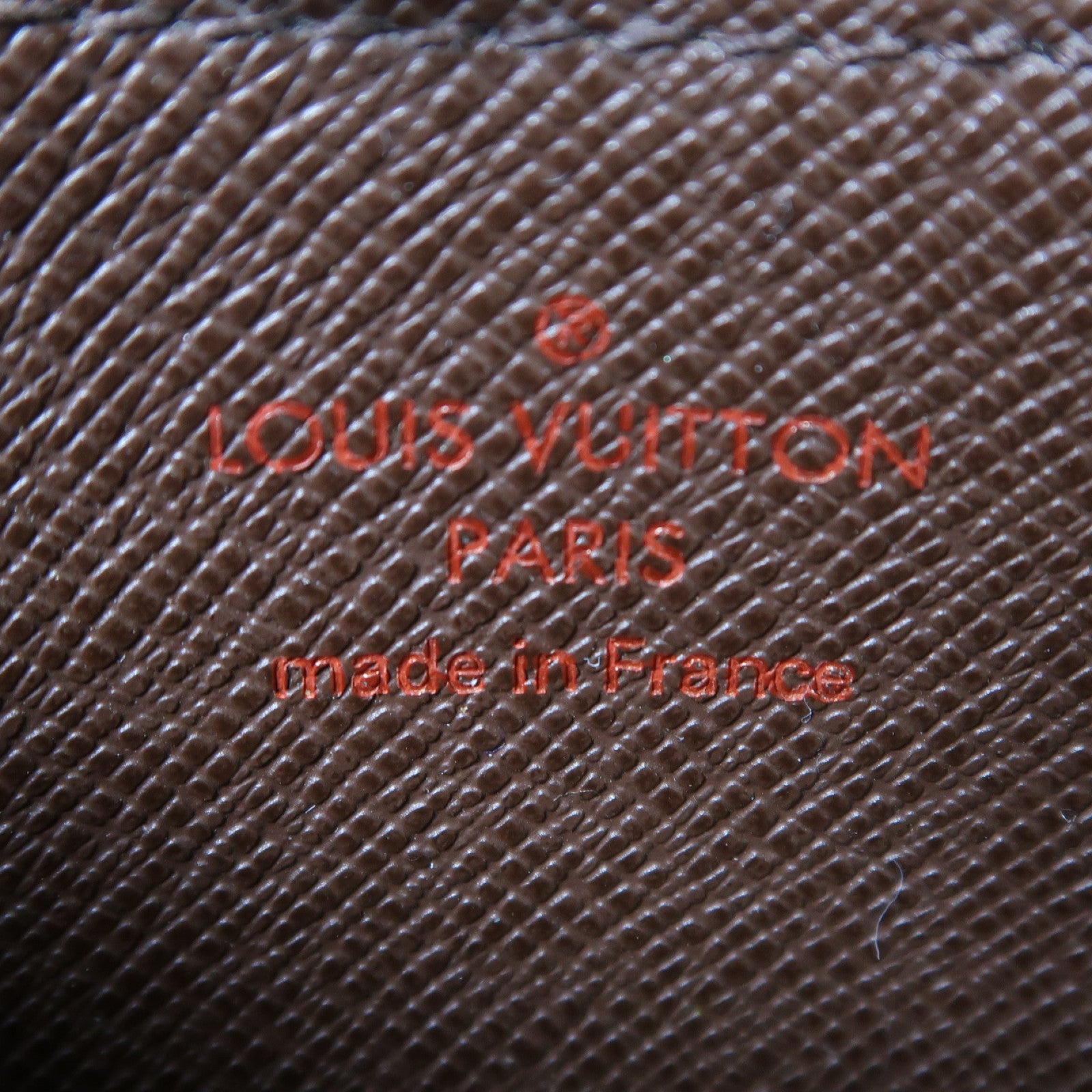 LOUIS VUITTON Damier Zipper Wallet金扣短錢包啡色