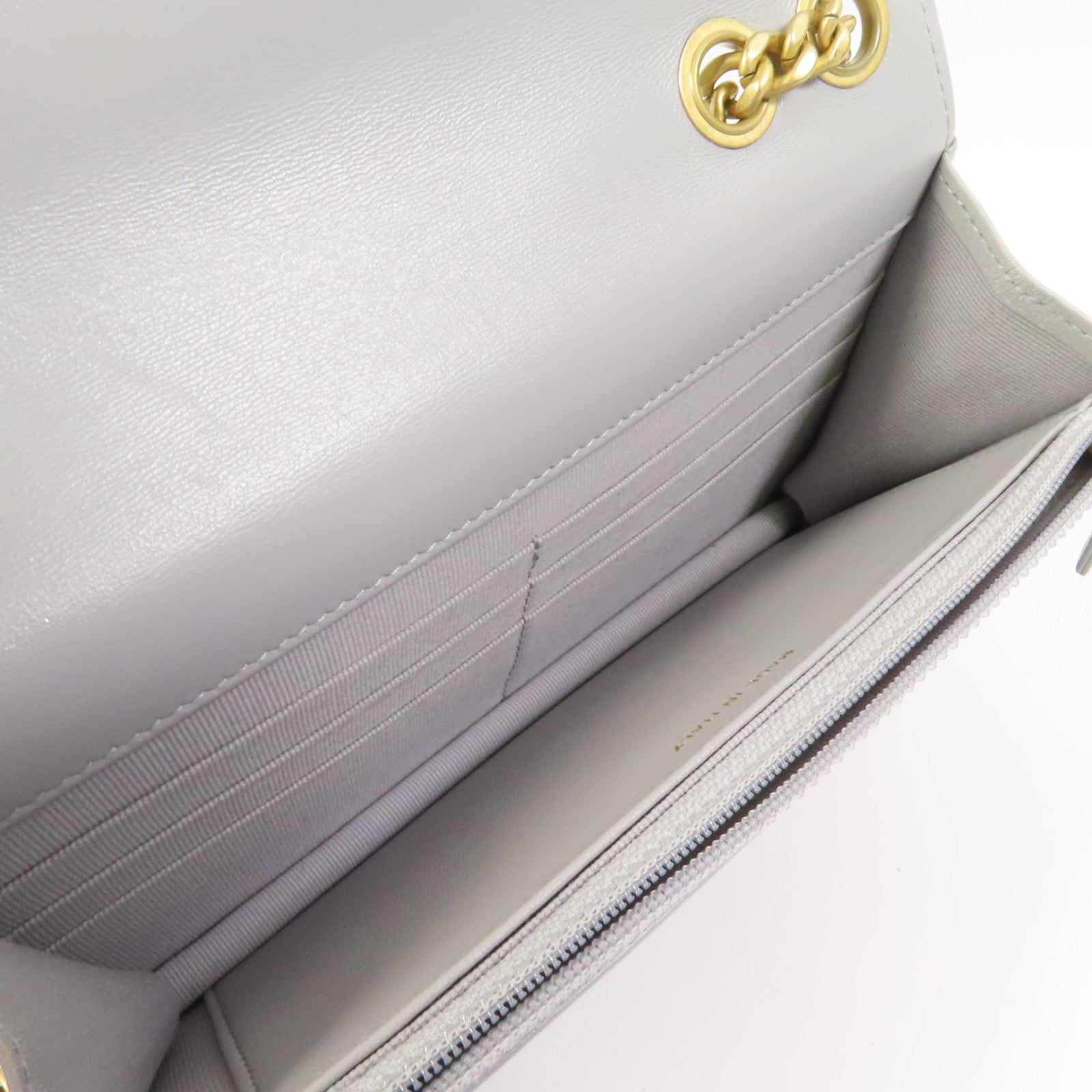 CHANEL 羊皮皮革Wallet On Chain金扣鏈帶肩背袋