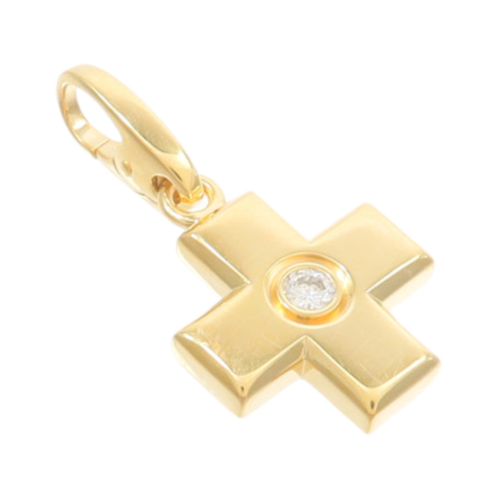 CARTIER 18K黃金Diamond Pendant鑽石吊墜