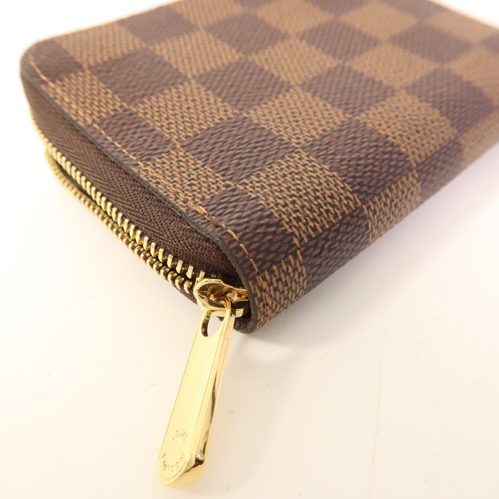LOUIS VUITTON Damier Zippy Coin Purse金扣零錢包/卡片套