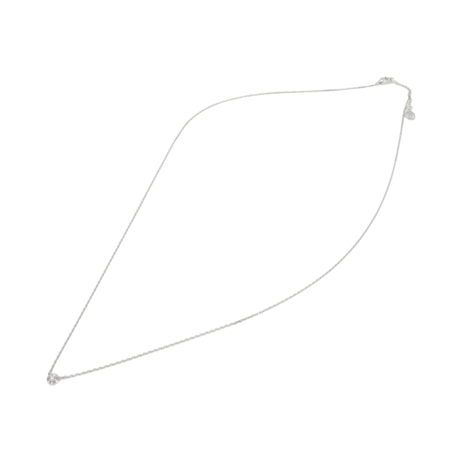 CARTIER 18K白金d'Amour Pendent鑽石項鍊