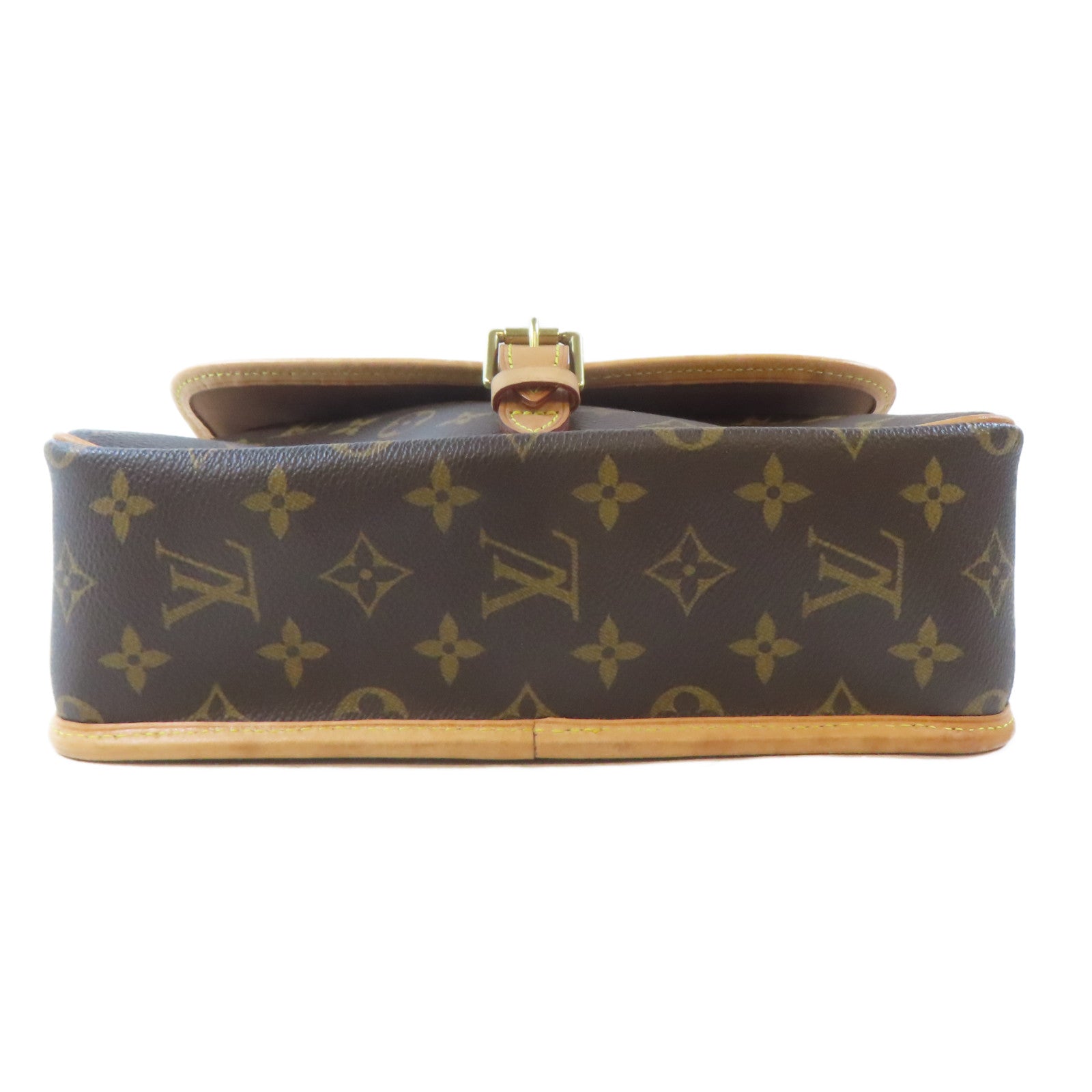 LOUIS VUITTON Monogram Sologne金扣肩背袋啡色