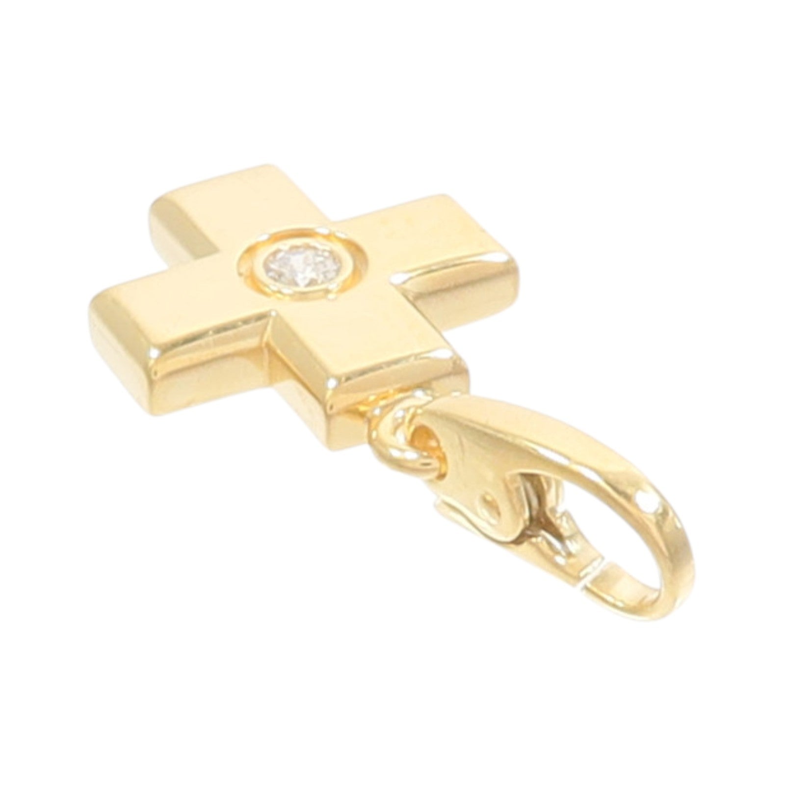 CARTIER 18K黃金Diamond Pendant鑽石吊墜