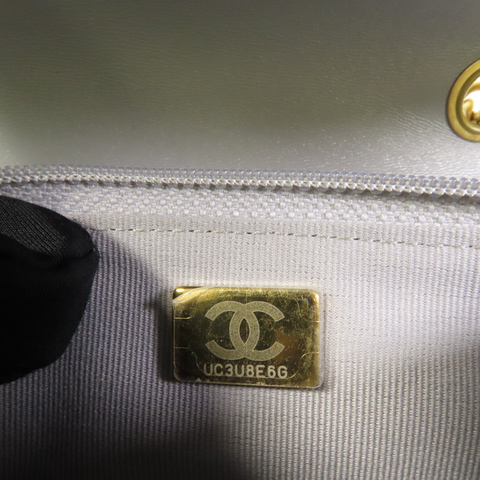CHANEL 羊皮皮革Wallet On Chain金扣鏈帶肩背袋