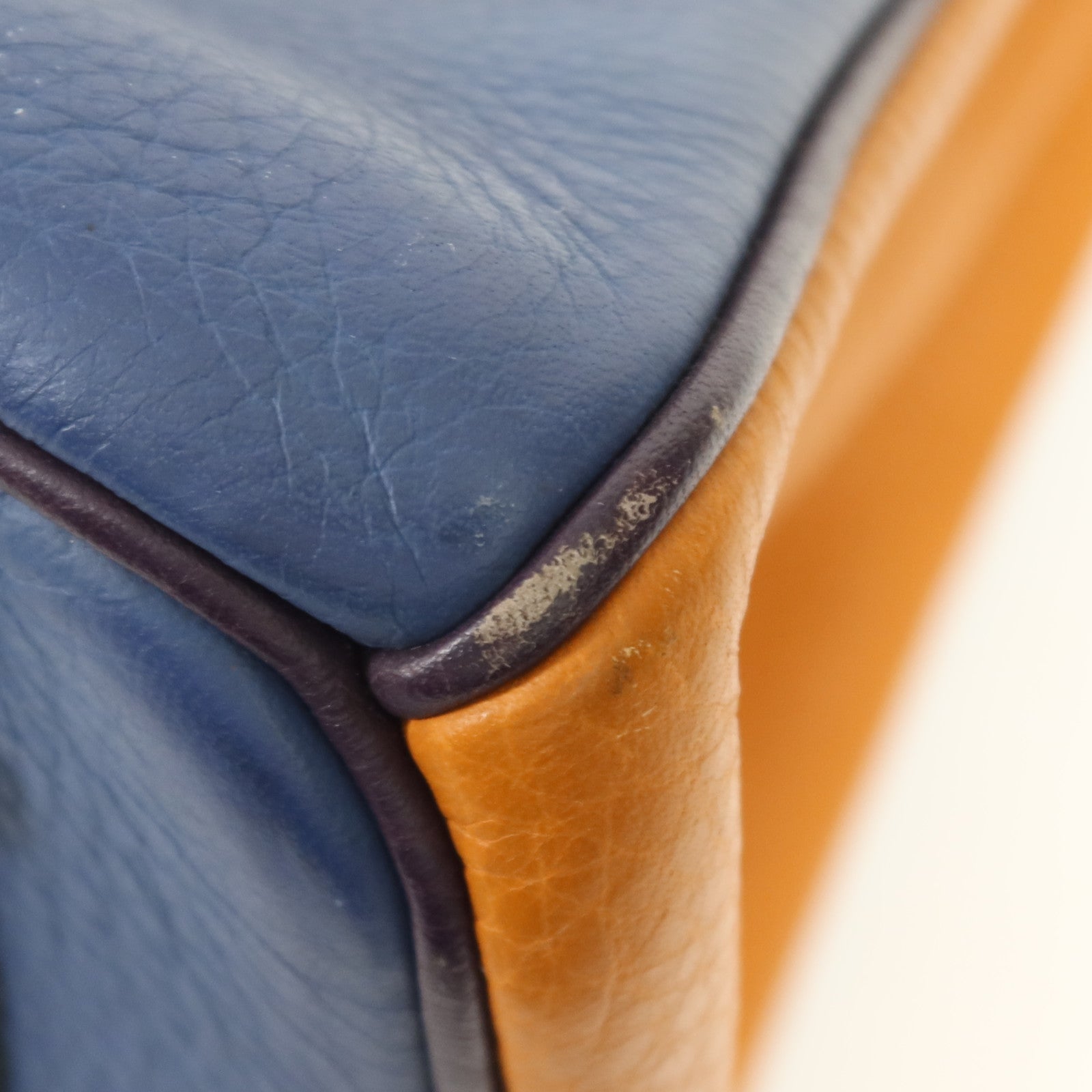 HERMES Togo皮革Birkin 30銀扣手挽袋Colvert/Orange/Prune