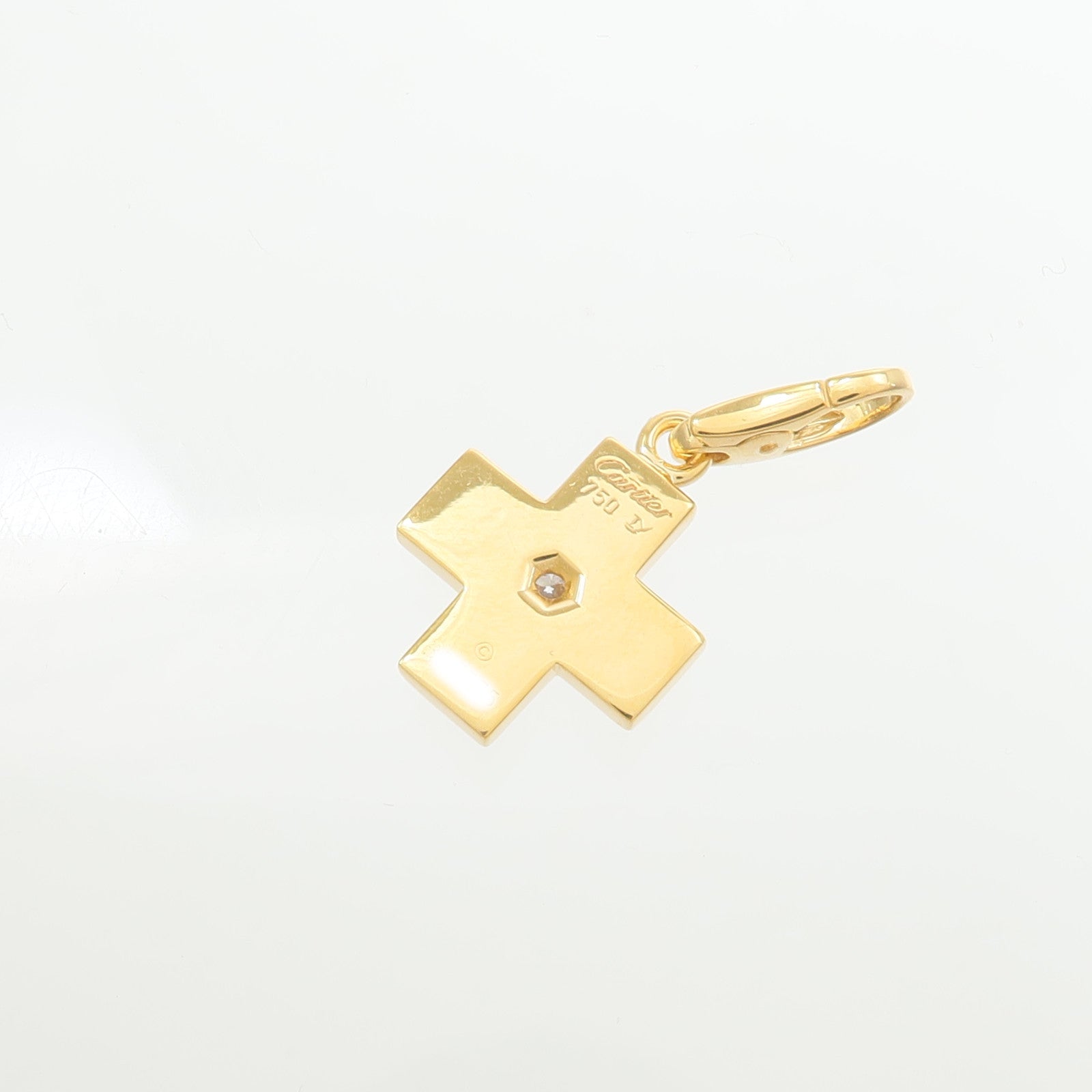 CARTIER 18K黃金Diamond Pendant鑽石吊墜