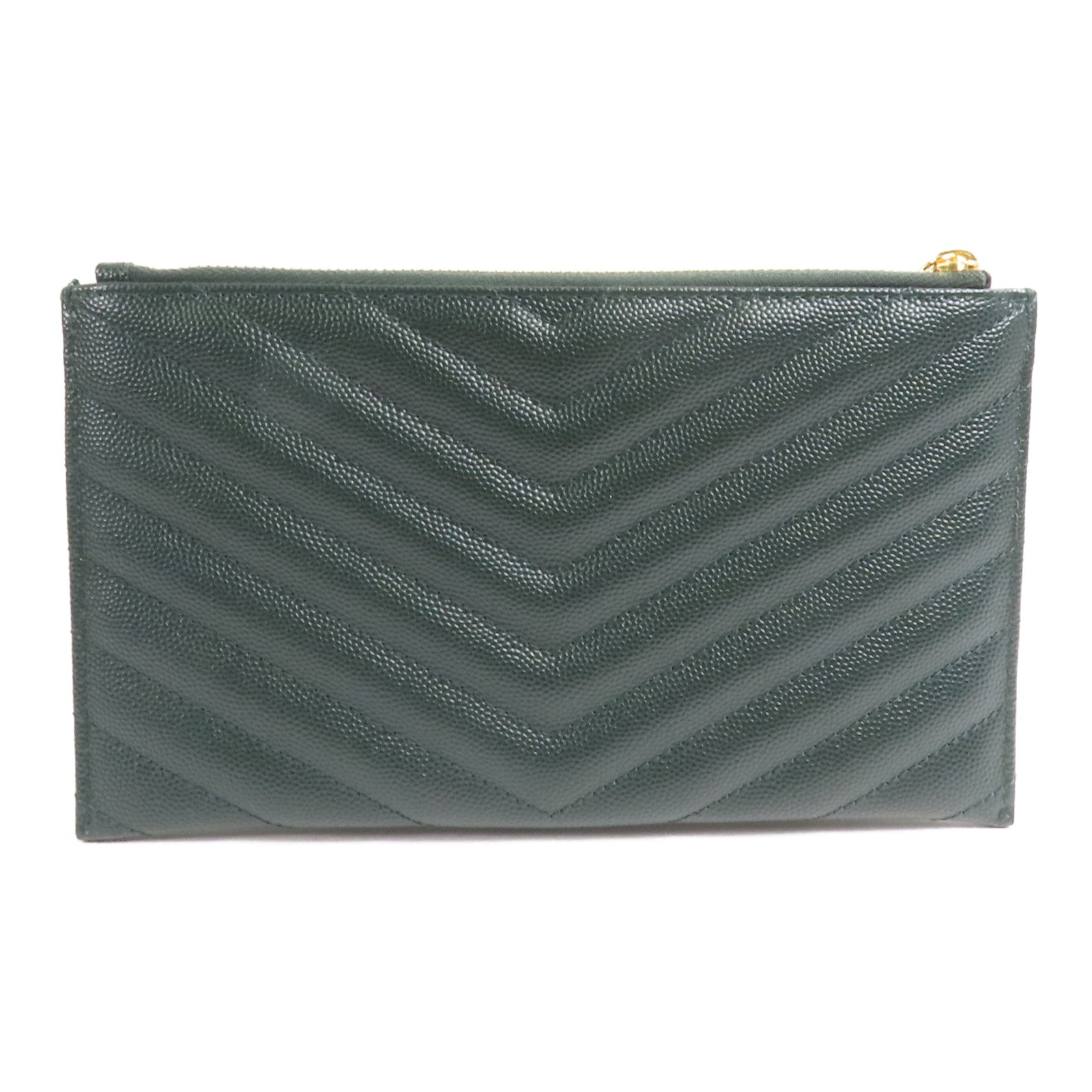 SAINT LAURENT 牛皮皮革Clutch Bag金扣手拿包