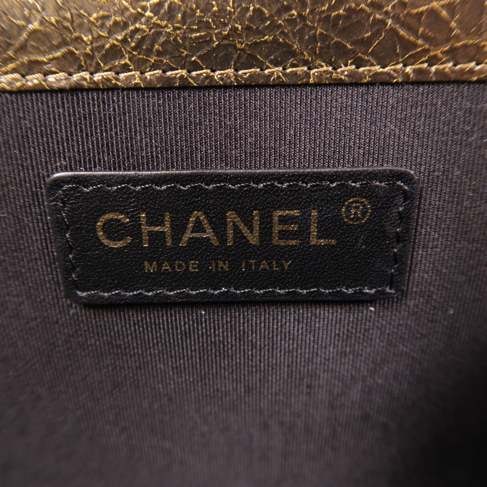 CHANEL CC GHW Chain Shoulder Bag Calfskin Leather Gold