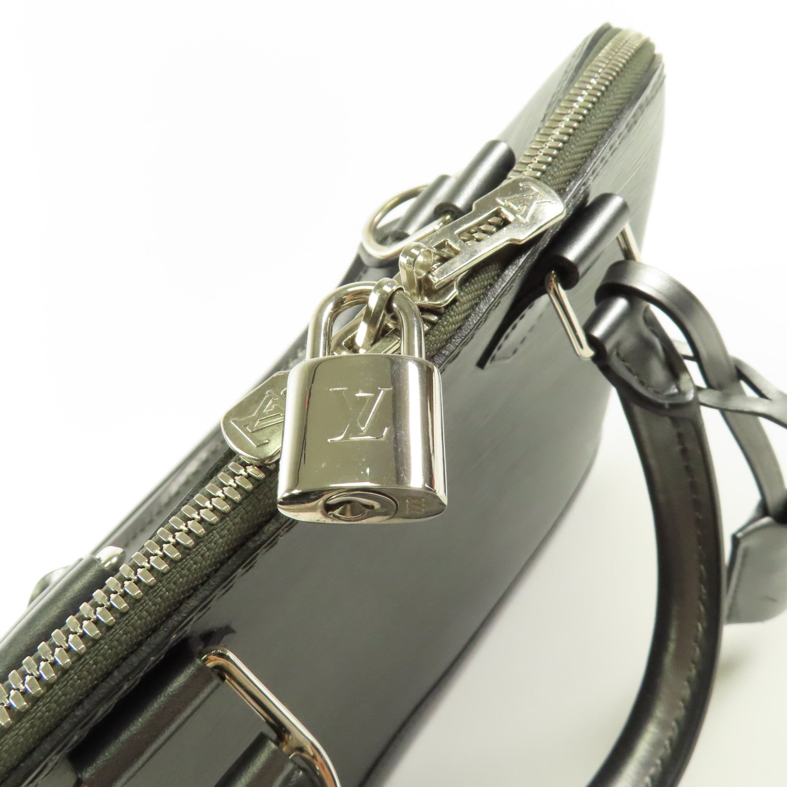 LOUIS VUITTON Epi Alma PM銀扣手挽袋