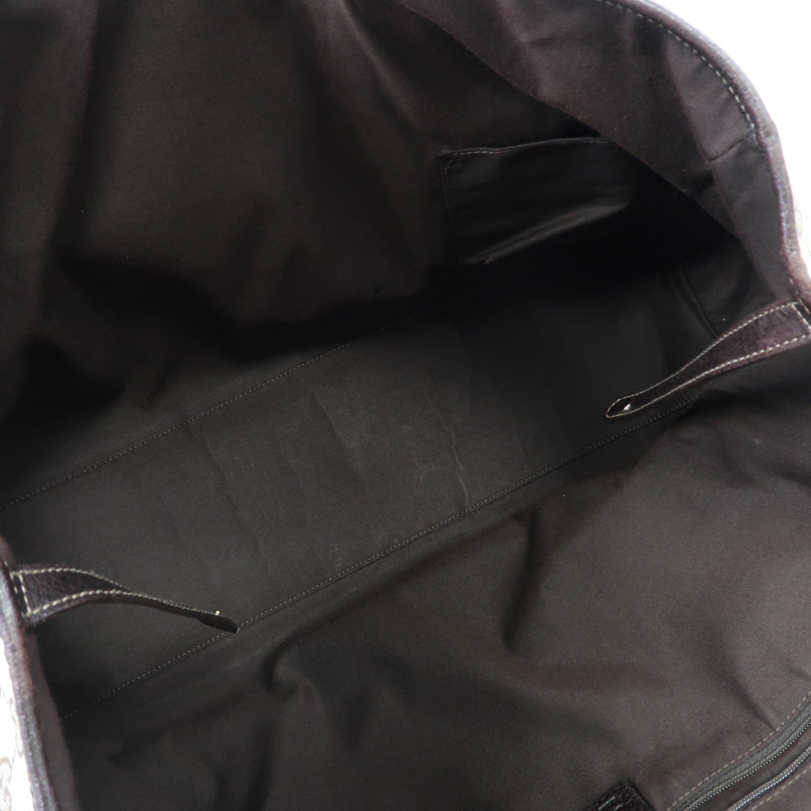 GUCCI 帆布Princy Tote Bag金扣肩背袋啡色