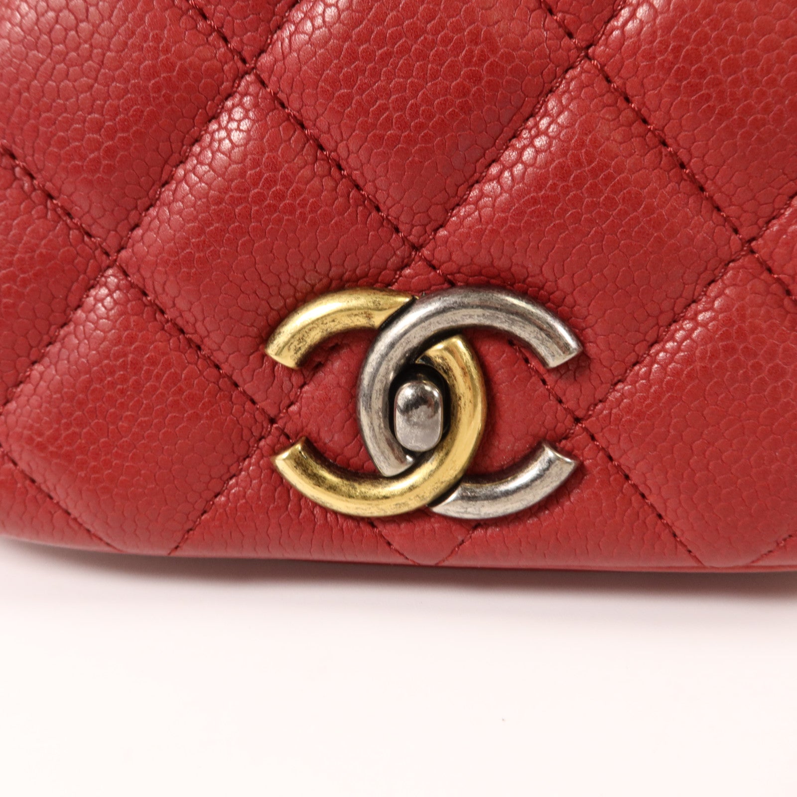 CHANEL 牛皮皮革Chain Shoulder鏈帶肩背袋