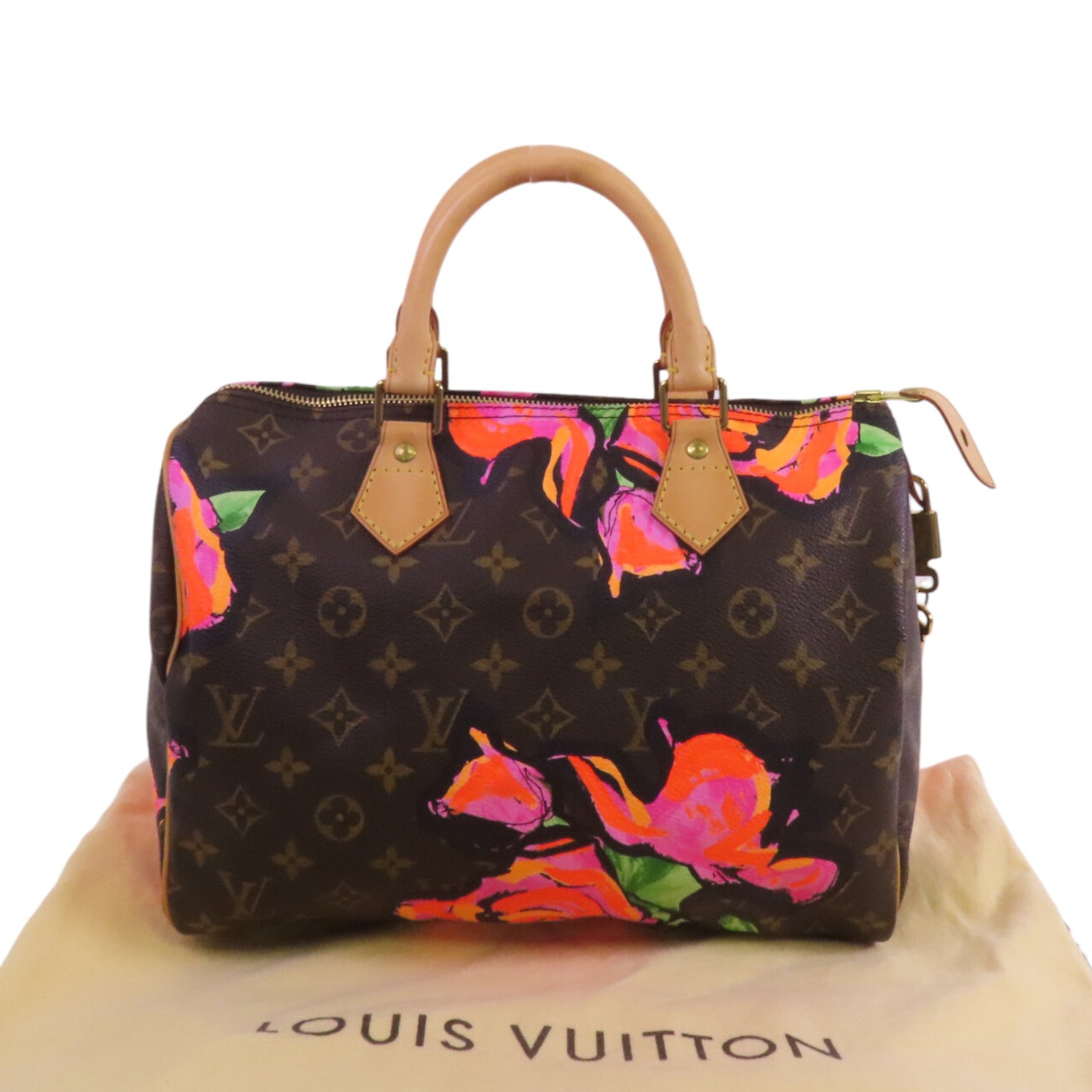 LOUIS VUITTON Monogram Speedy 30金扣手挽袋