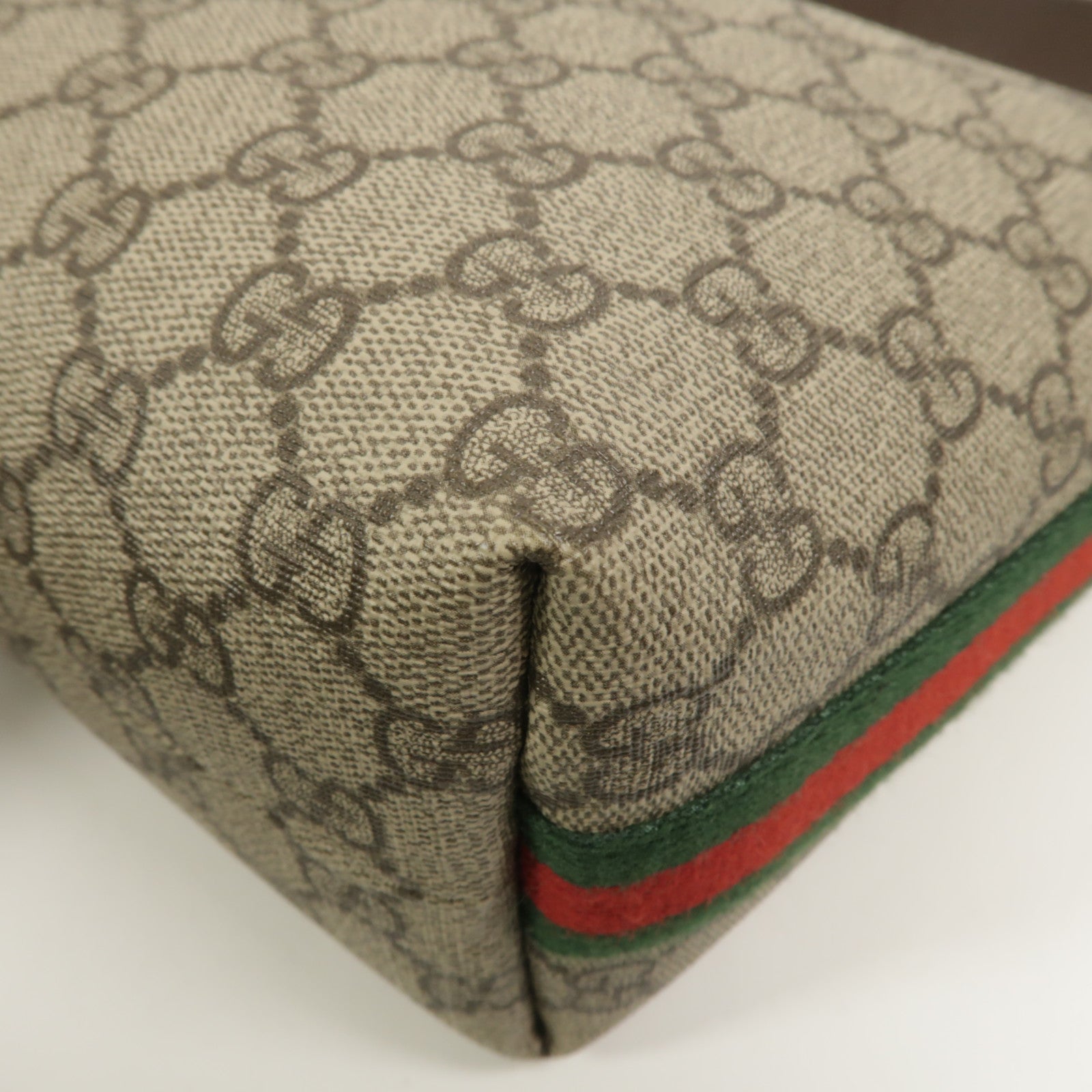 GUCCI 塗層帆布Ophidia手挽袋