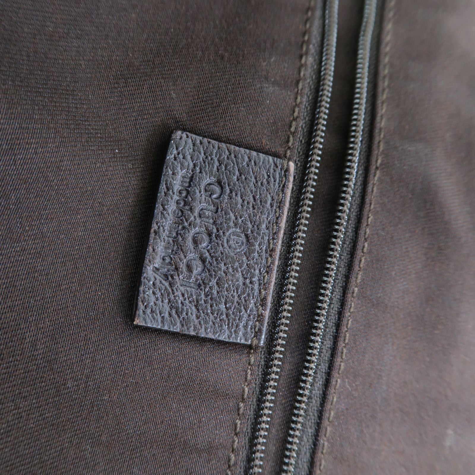GUCCI 帆布Princy Tote Bag金扣肩背袋啡色