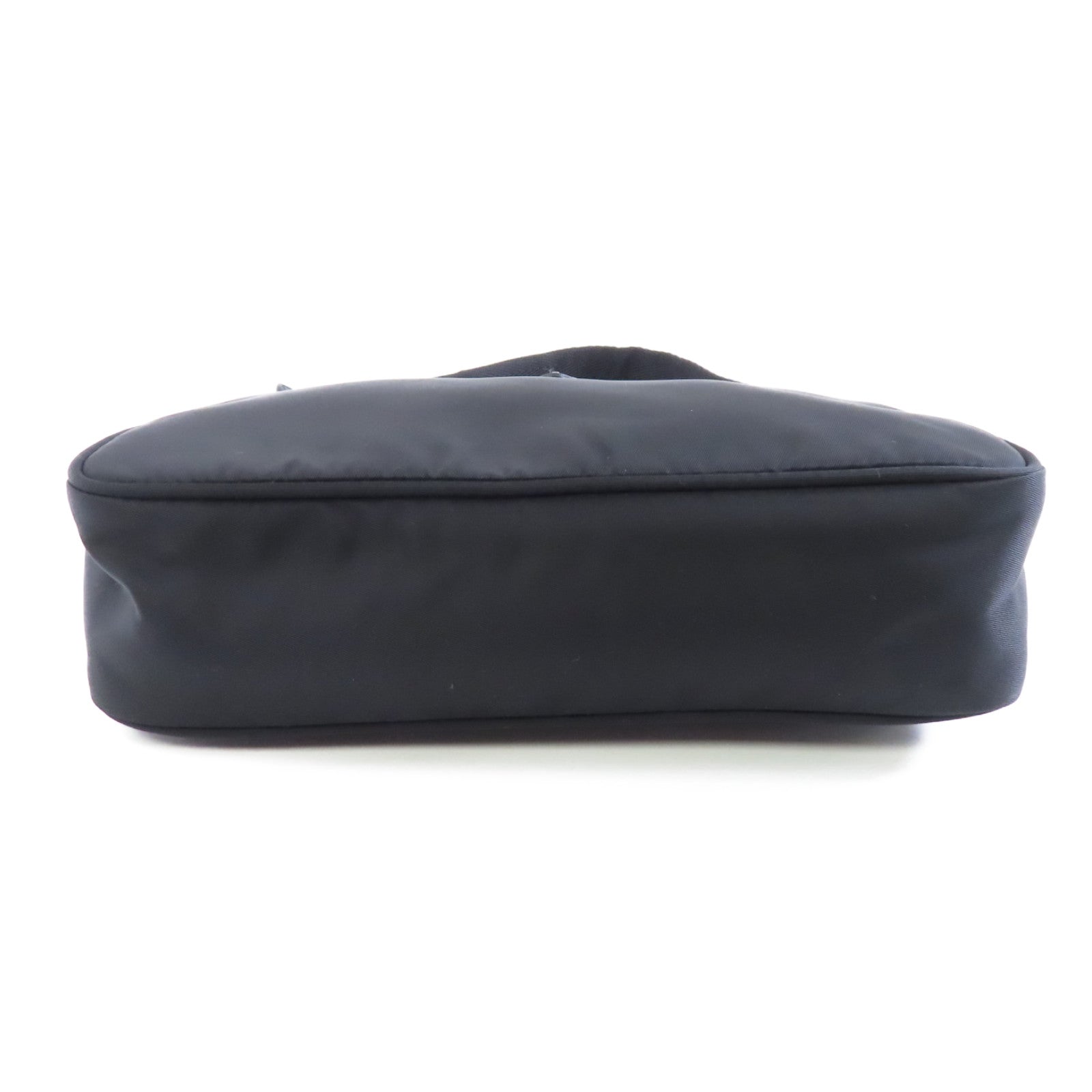 PRADA 尼龍Shoulder Bag銀扣肩背袋黑色