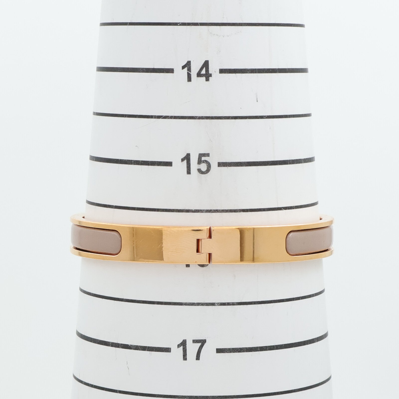 HERMES 金屬/琺瑯Mini Clic Chaine D Ancre手鐲