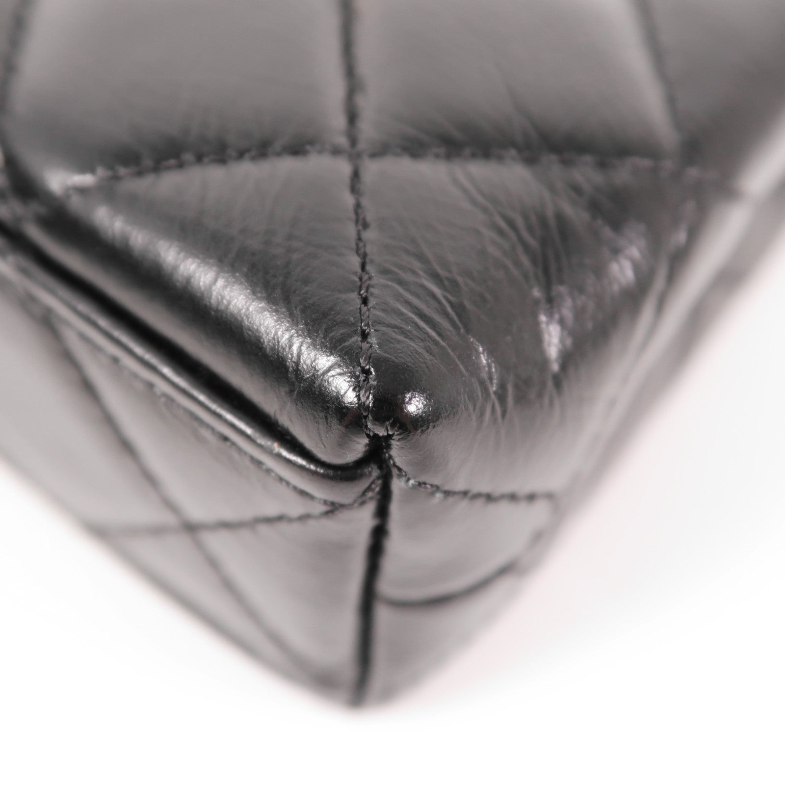 CHANEL 牛皮皮革Kelly Nano金扣手挽肩背兩用袋