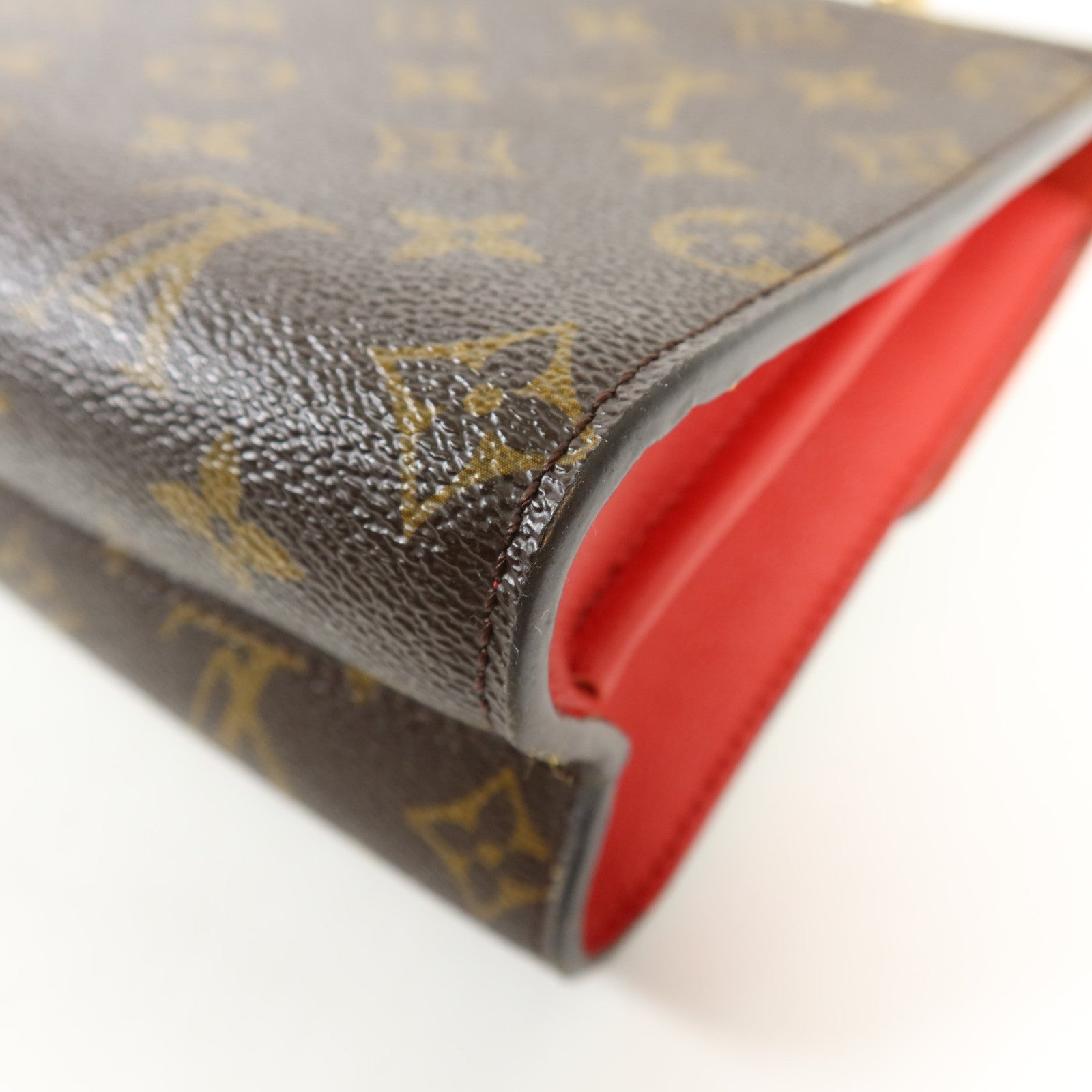 LOUIS VUITTON Monogram Victoire金扣鏈帶肩背袋