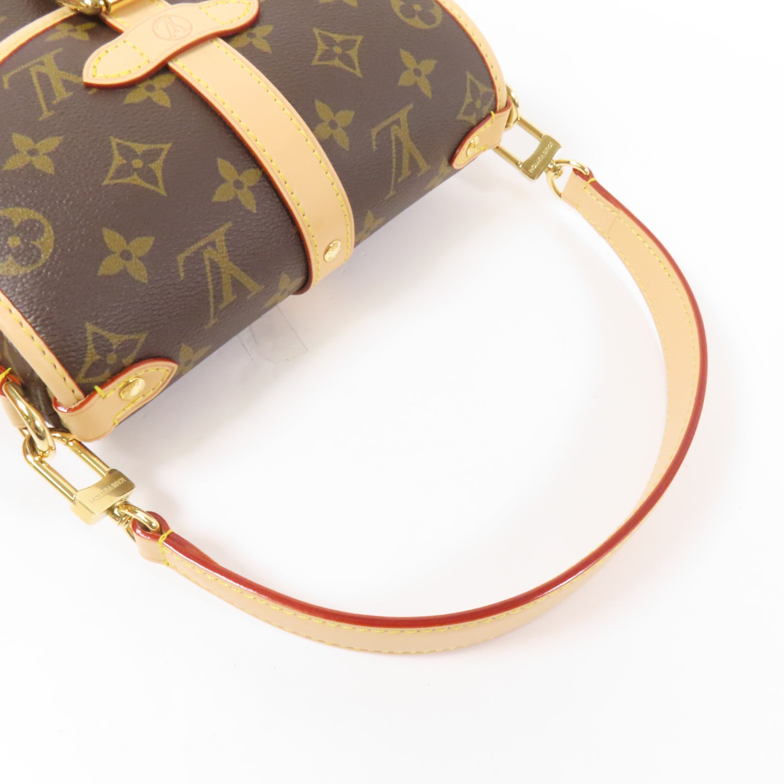 LOUIS VUITTON Monogram Saumur BB金扣手挽肩背兩用袋