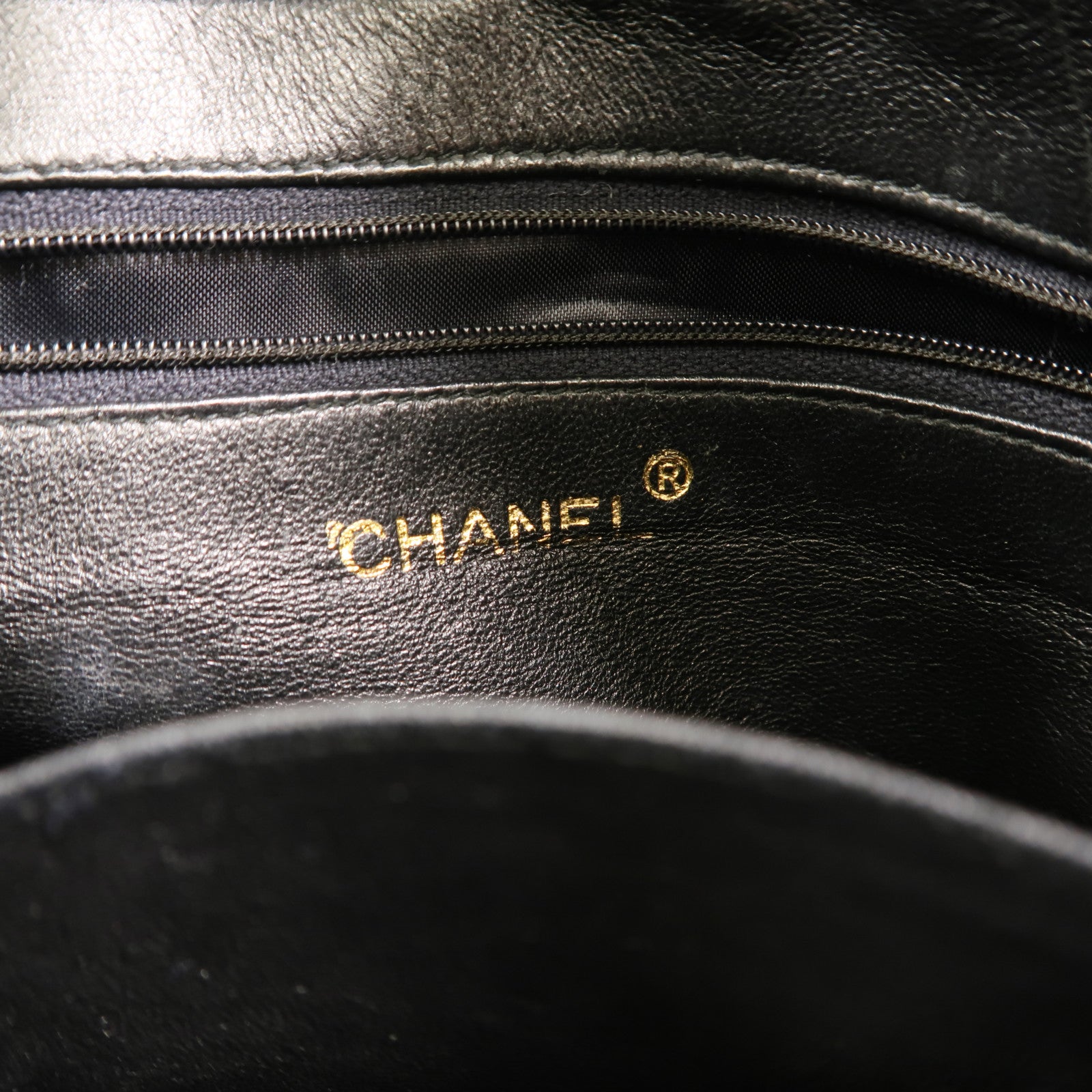 CHANEL 羊皮皮革Vintage鏈帶肩背袋
