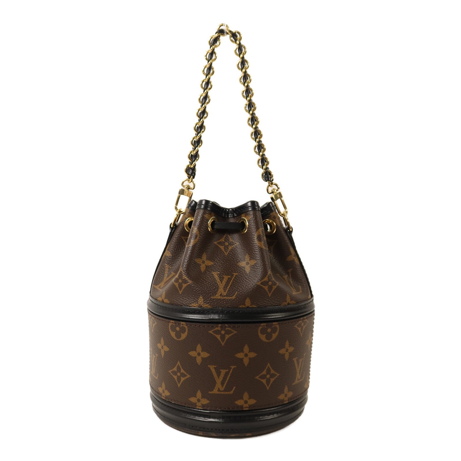LOUIS VUITTON Monogram Canoe金扣鏈帶手挽肩背兩用袋