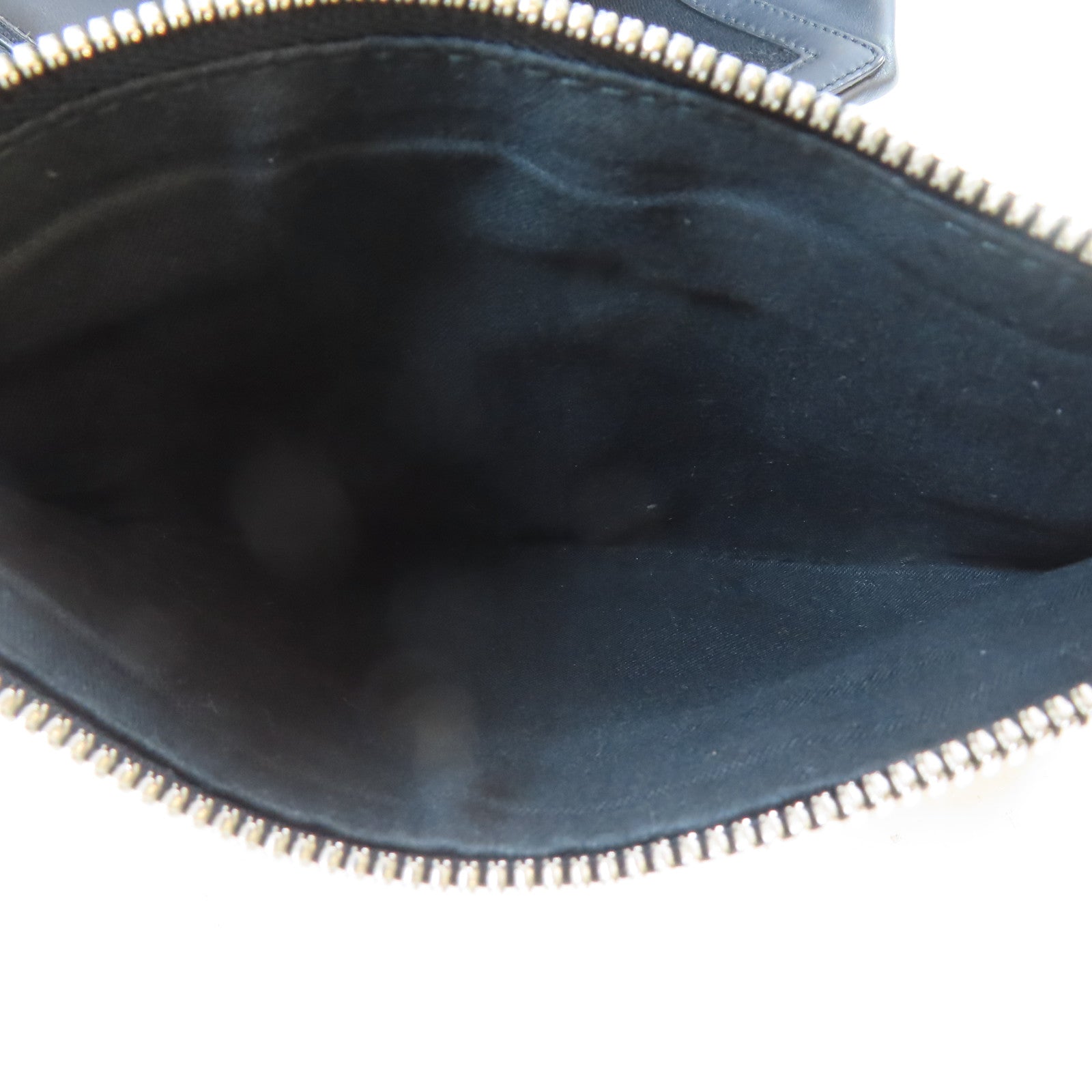 BALENCIAGA 羊皮皮革Navy Cabas銀扣手挽袋黑色