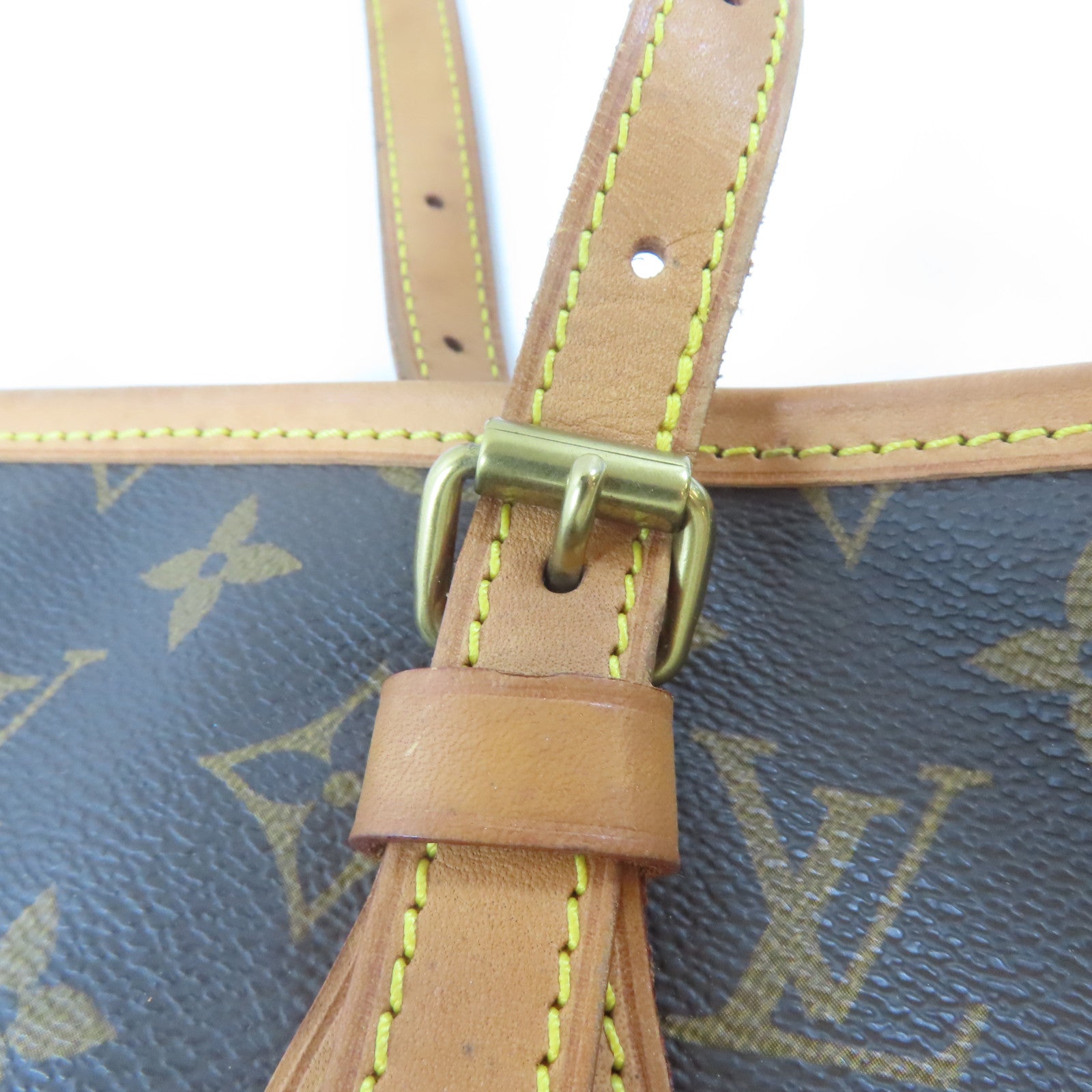 LOUIS VUITTON 【激減優惠】Monogram Bucket PM金扣肩背袋啡色