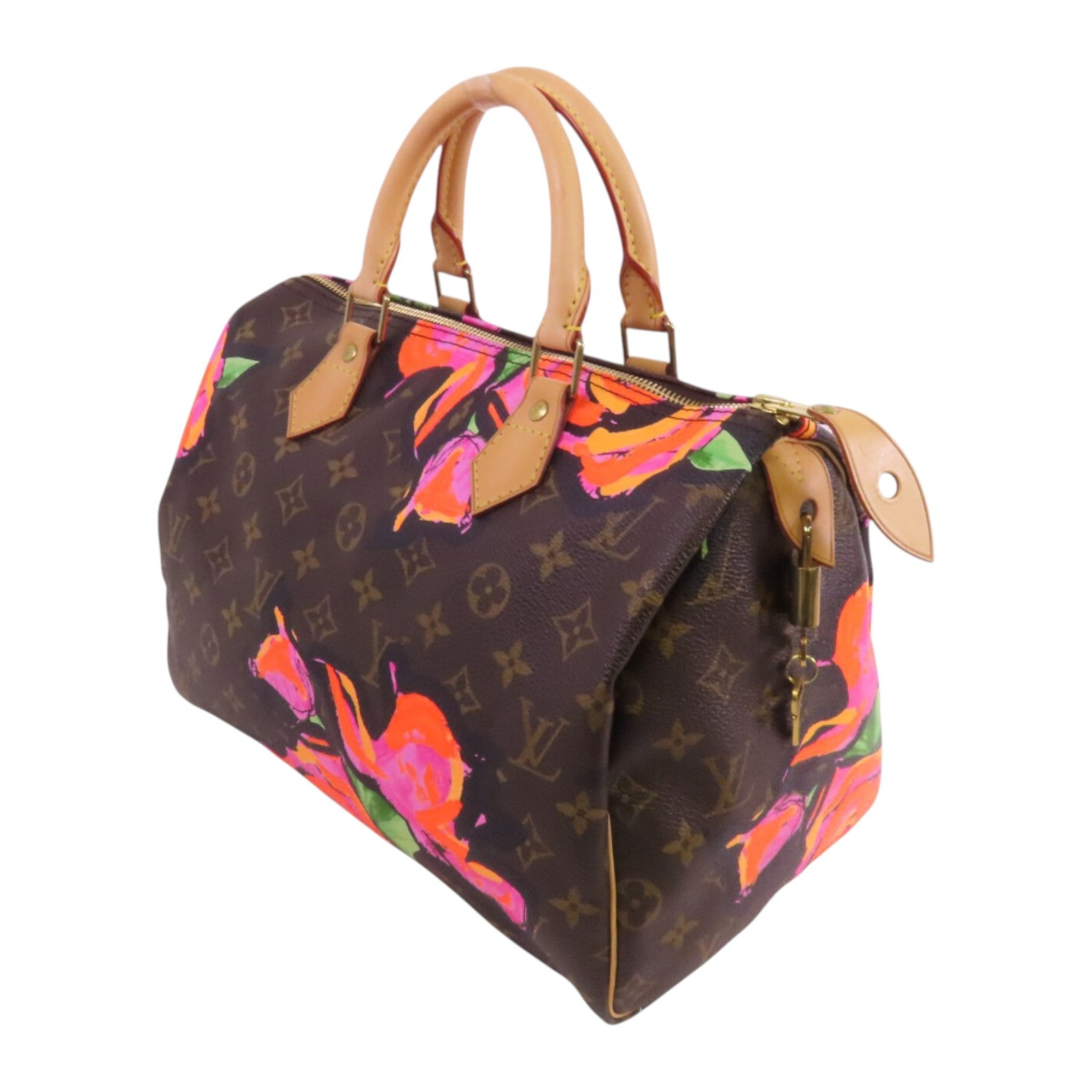 LOUIS VUITTON Monogram Speedy 30金扣手挽袋