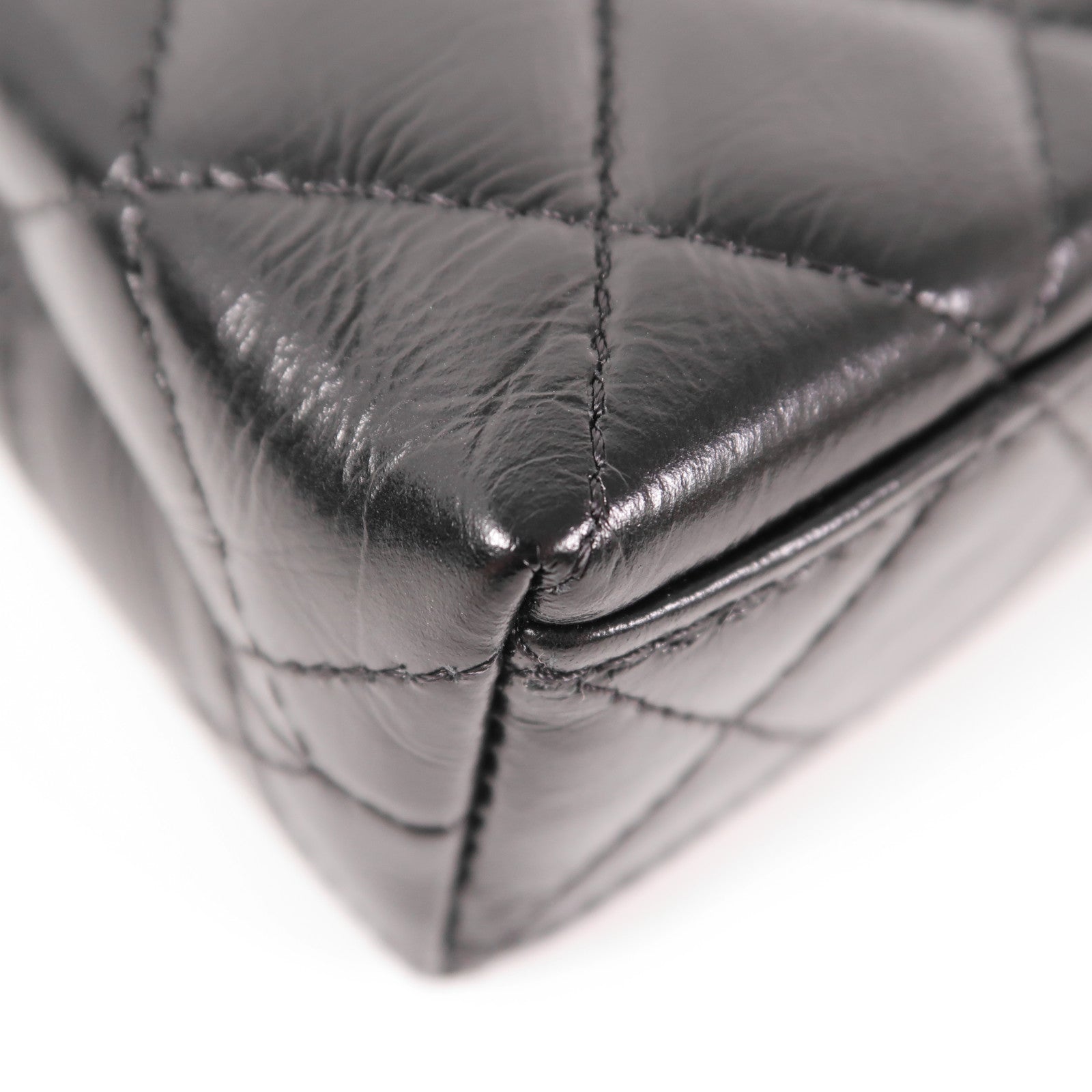 CHANEL 牛皮皮革Kelly Nano金扣手挽肩背兩用袋