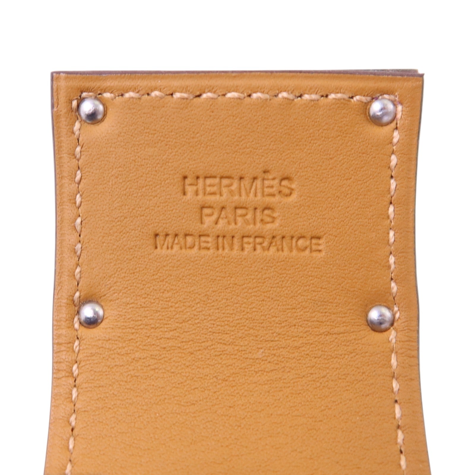 HERMES Swift皮革Kelly Dog Bracelet銀扣手鏈