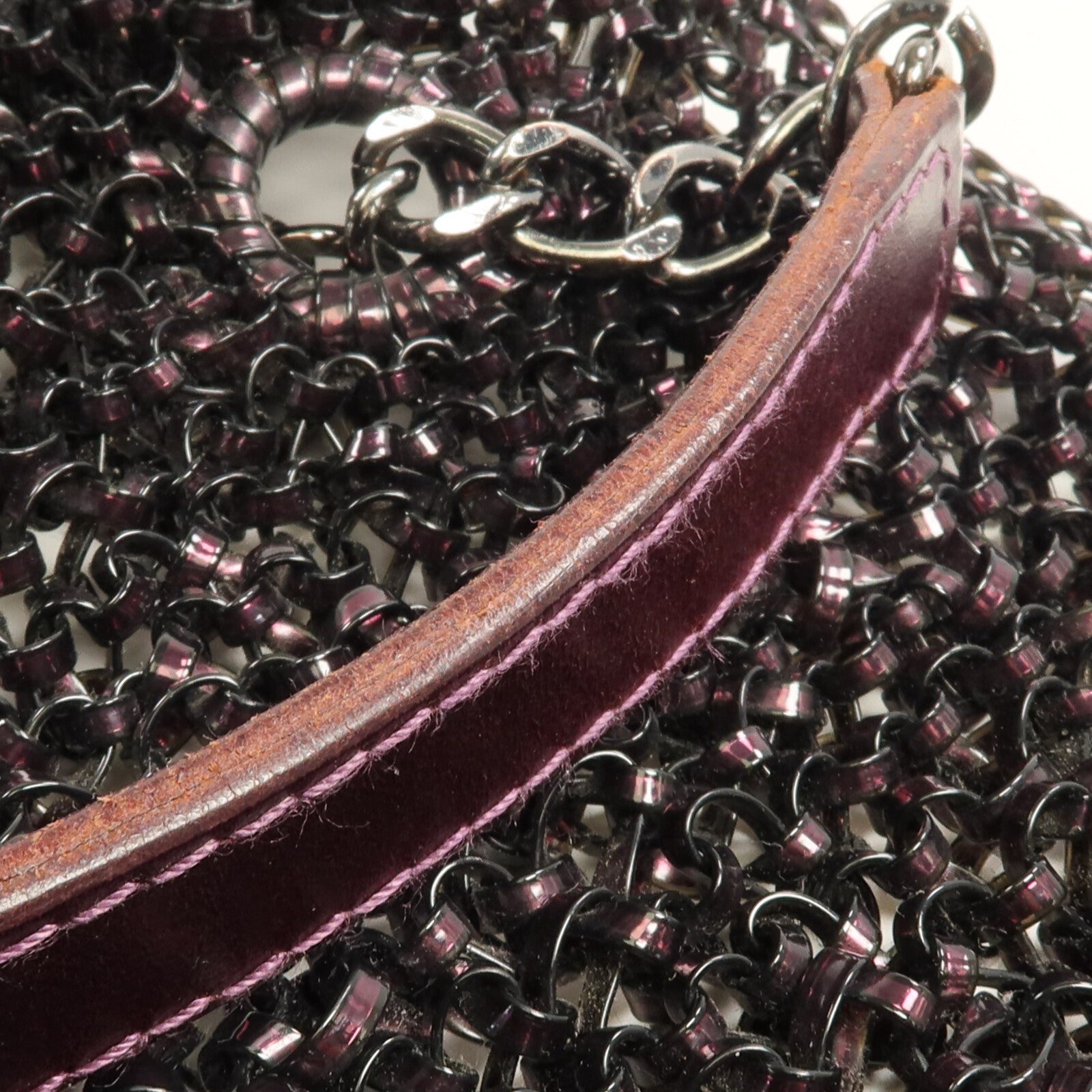 ANTEPRIMA PVC Shoulder Bag銀扣鏈帶肩背袋