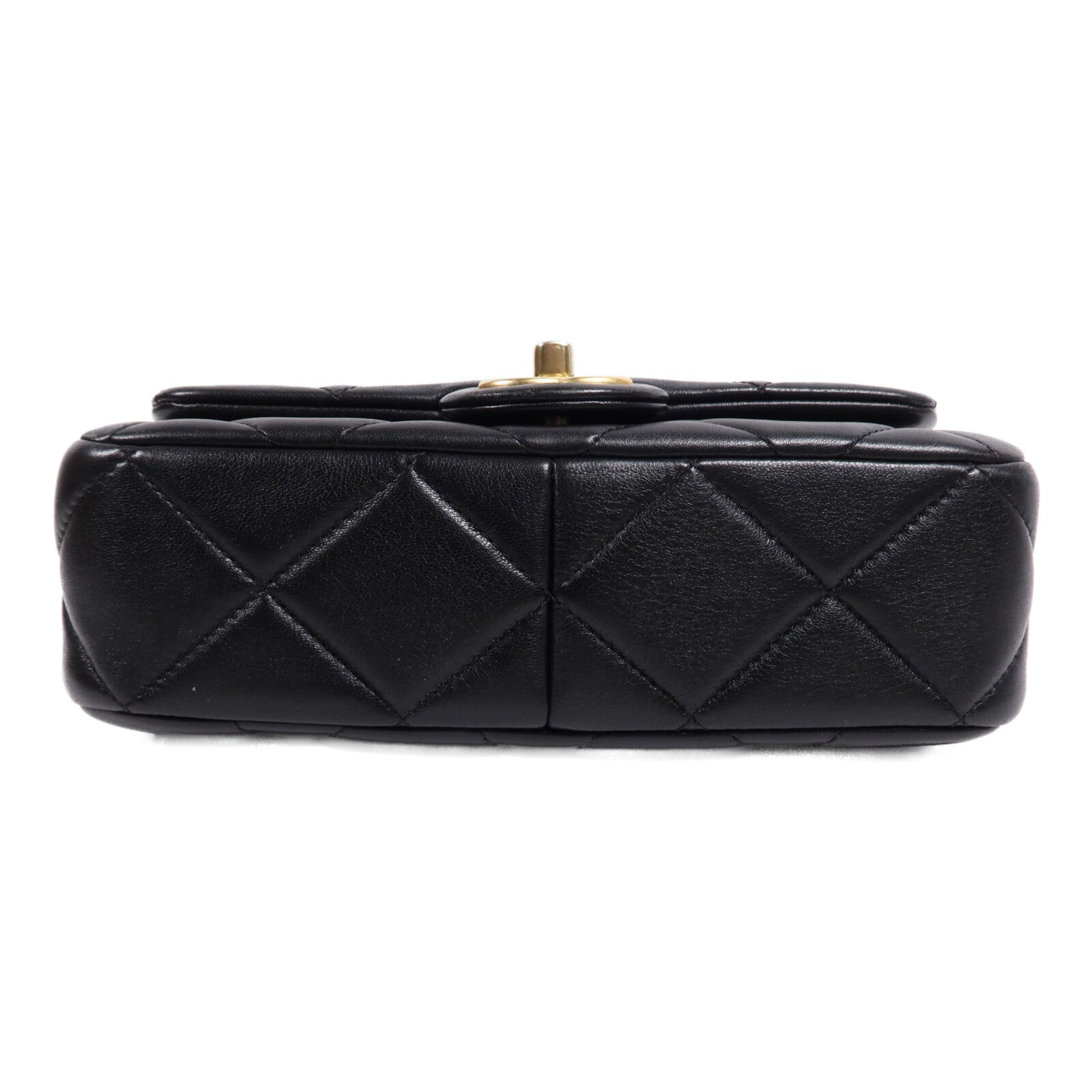 CHANEL 羊皮皮革Chain Shoulder Bag金扣鏈帶肩背袋