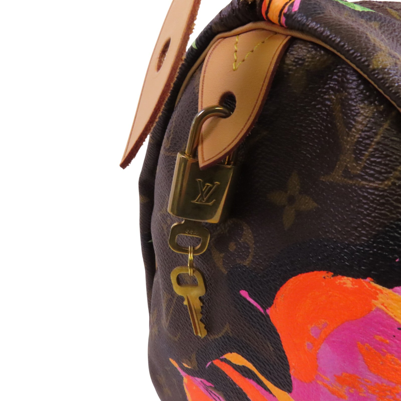 LOUIS VUITTON Monogram Speedy 30金扣手挽袋