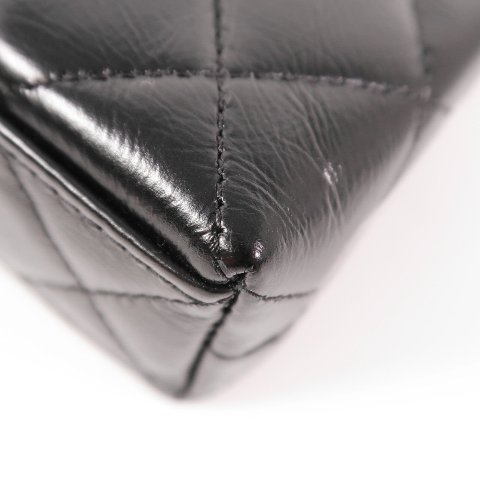 CHANEL 牛皮皮革Kelly Nano金扣手挽肩背兩用袋