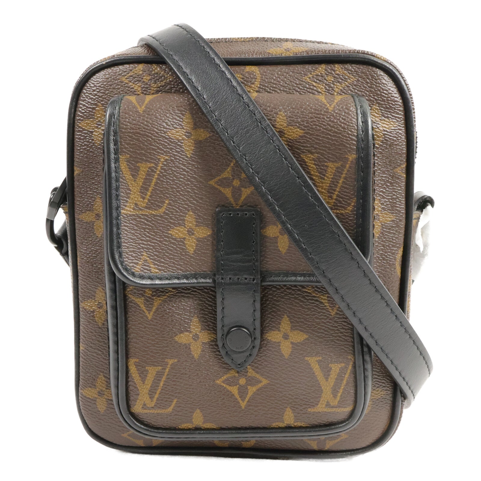 LOUIS VUITTON Monogram Macassar Christopher Wearable Wallet肩背袋