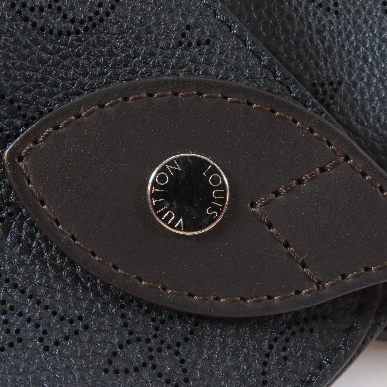 LOUIS VUITTON Mahina Hina 2 Way Shoulder Bag銀扣手挽肩背兩用袋黑色
