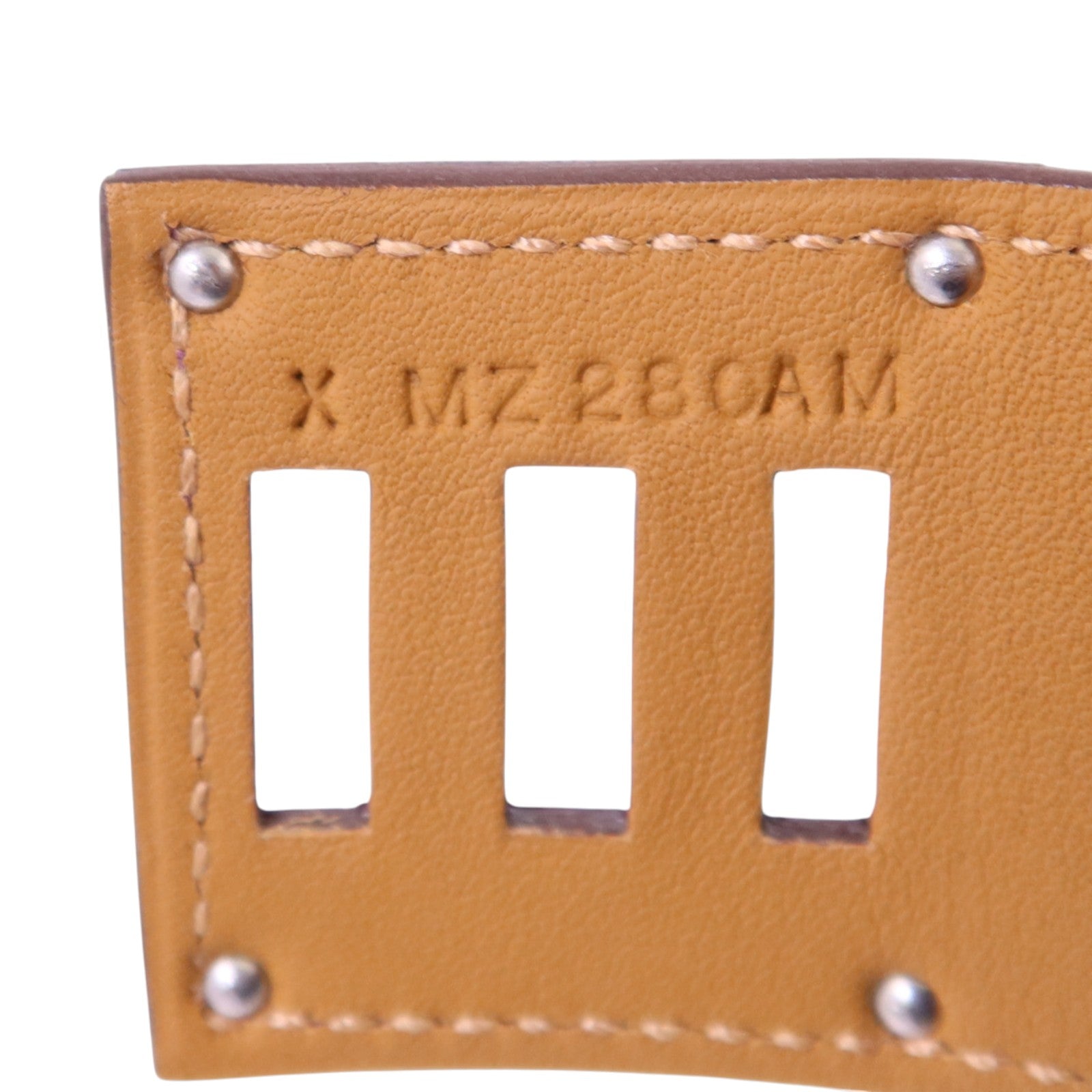 HERMES Swift皮革Kelly Dog Bracelet銀扣手鏈