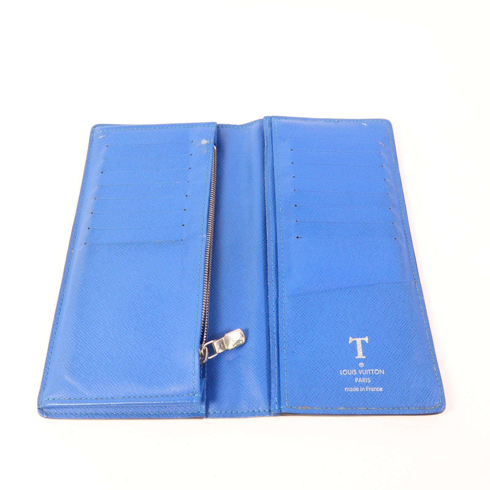 LOUIS VUITTON 牛皮皮革Long Wallet銀扣長錢包