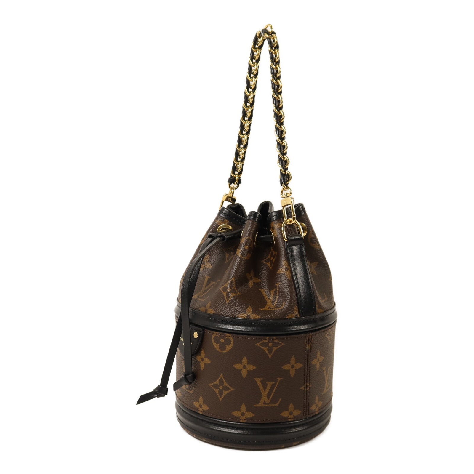 LOUIS VUITTON Monogram Canoe金扣鏈帶手挽肩背兩用袋