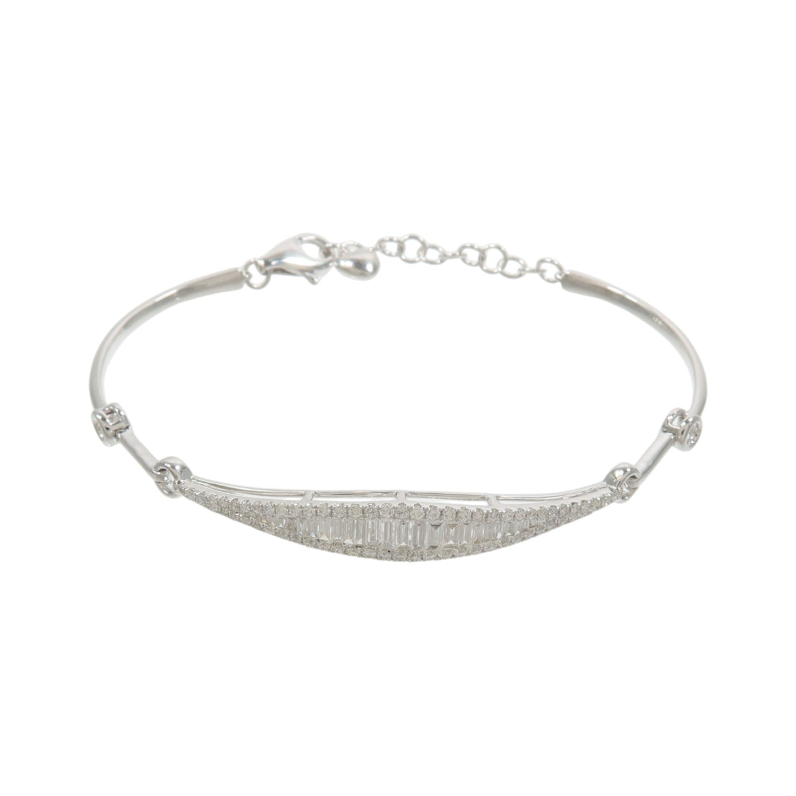 JEWELRY 18K白金Diamond Bracelet鑽石手鏈