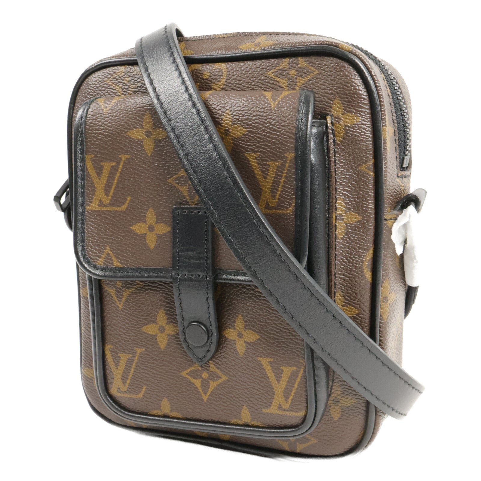 LOUIS VUITTON Monogram Macassar Christopher Wearable Wallet肩背袋